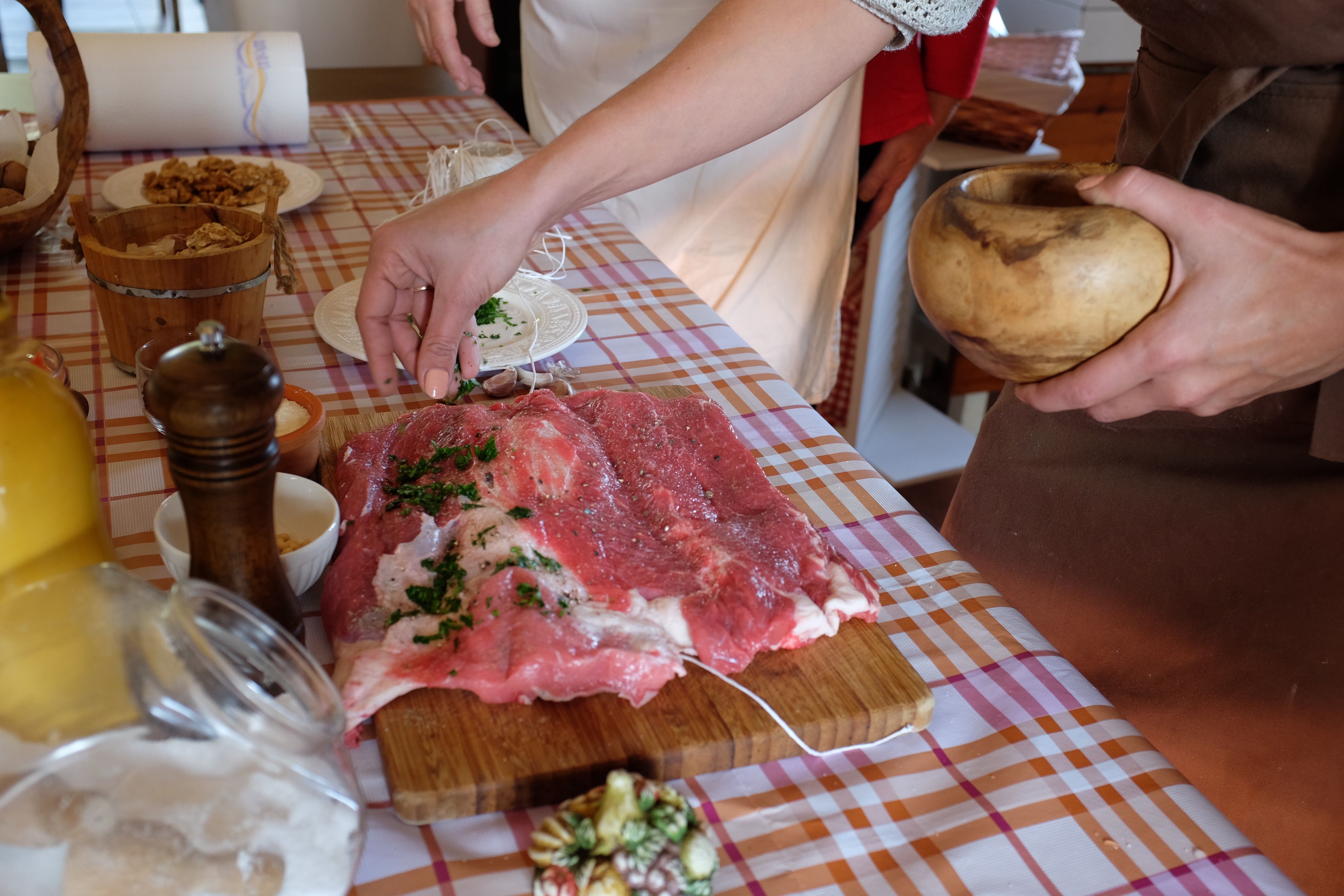 Cooking at the Farmhouse: 4-Course Seasonal Menu