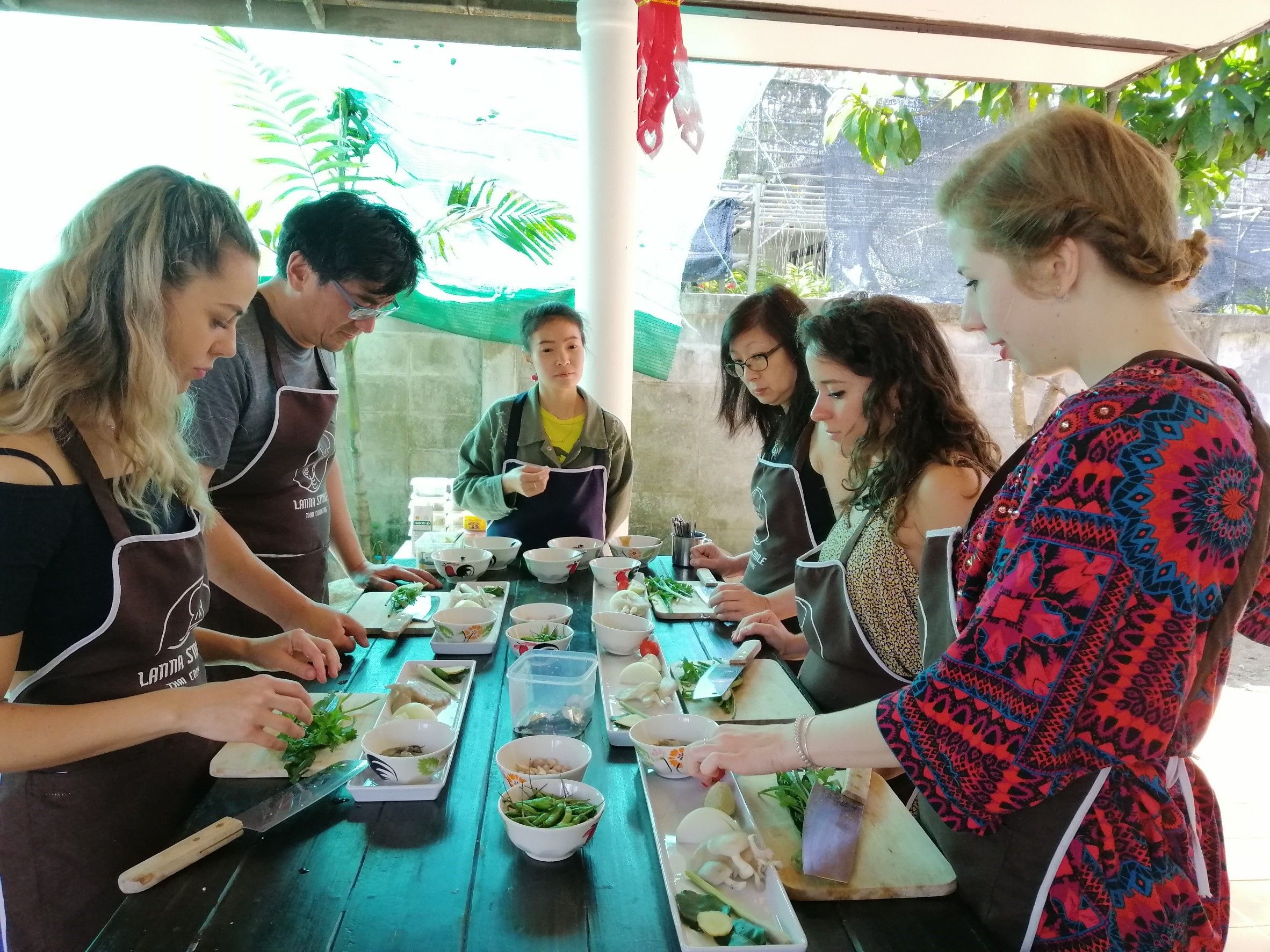 Thai Cooking Class and Market tour with Lanna Smile Thai Cooking