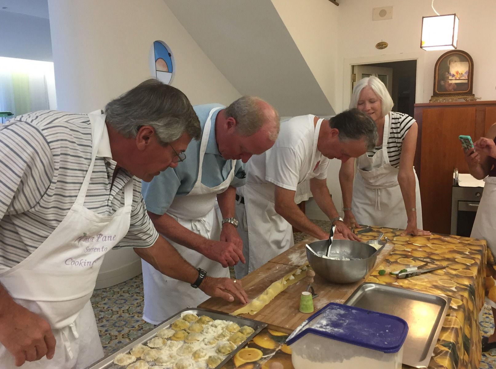 5-Course Cooking Class on Hills of Sorrento in Family Villa