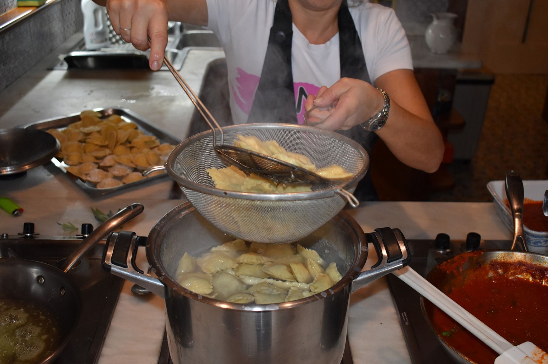 5-Course Cooking Class on Hills of Sorrento in Family Villa