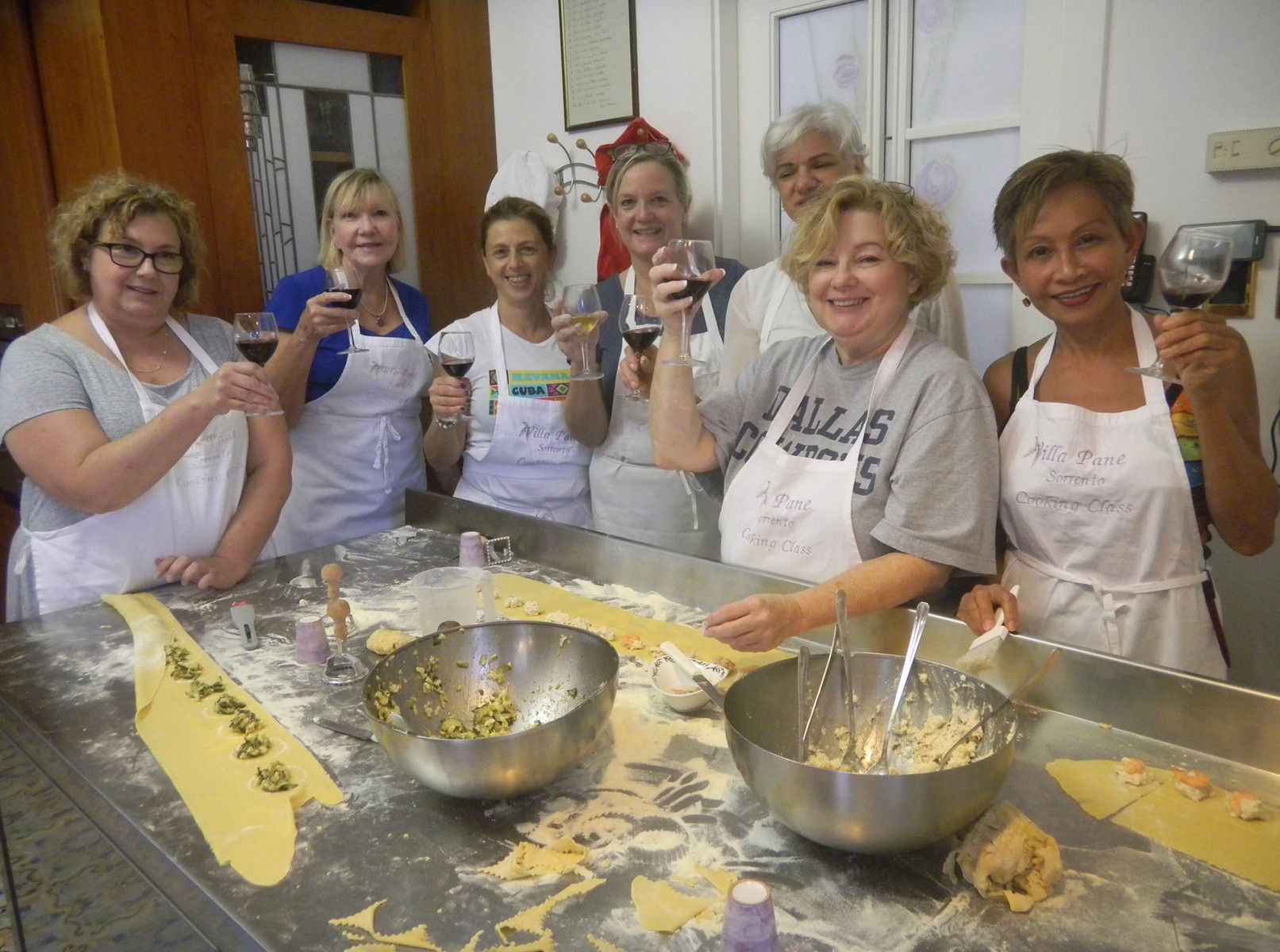 5-Course Cooking Class on Hills of Sorrento in Family Villa
