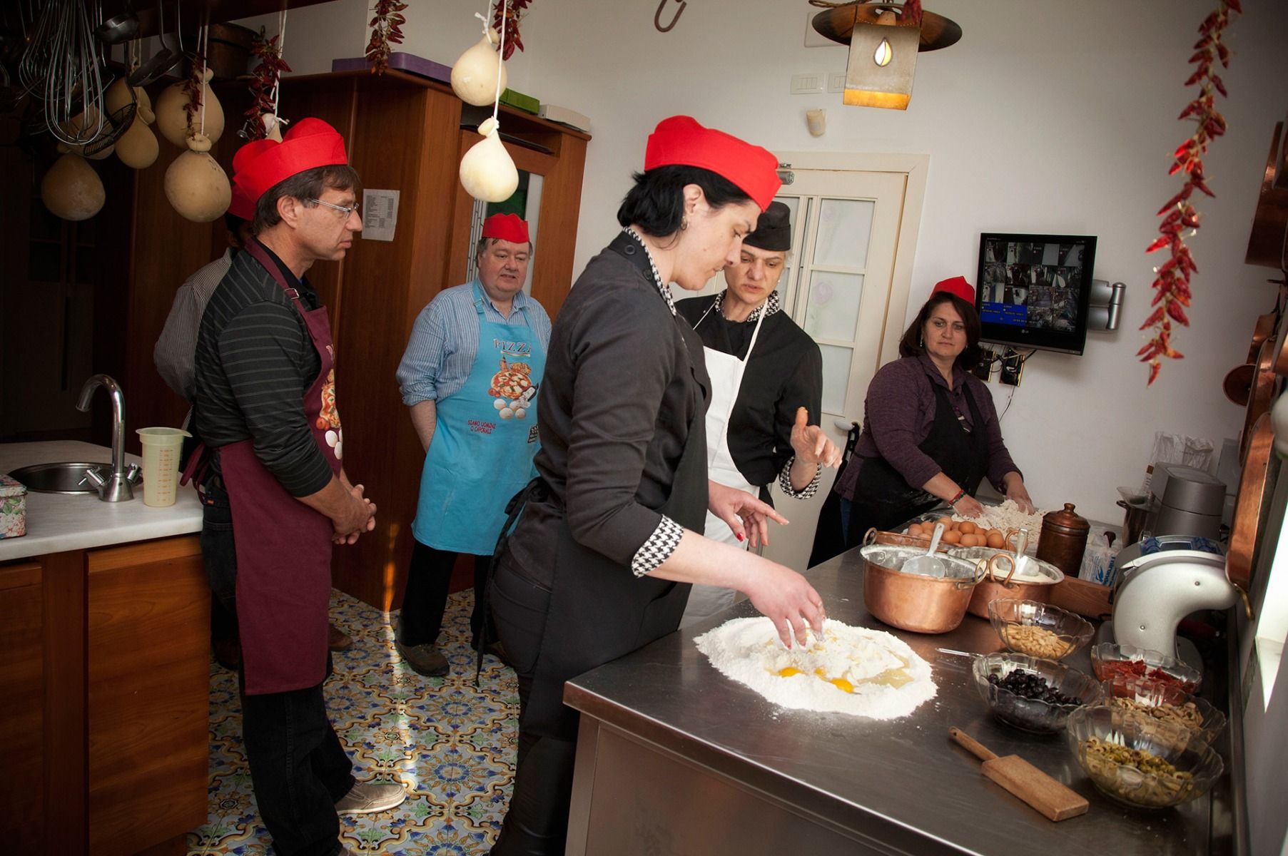 5-Course Cooking Class on Hills of Sorrento in Family Villa