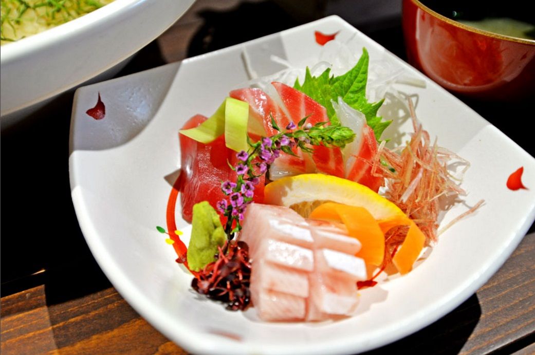 Tempura and Sashimi Course with Japanese Seasoned Rice Course in Tokyo