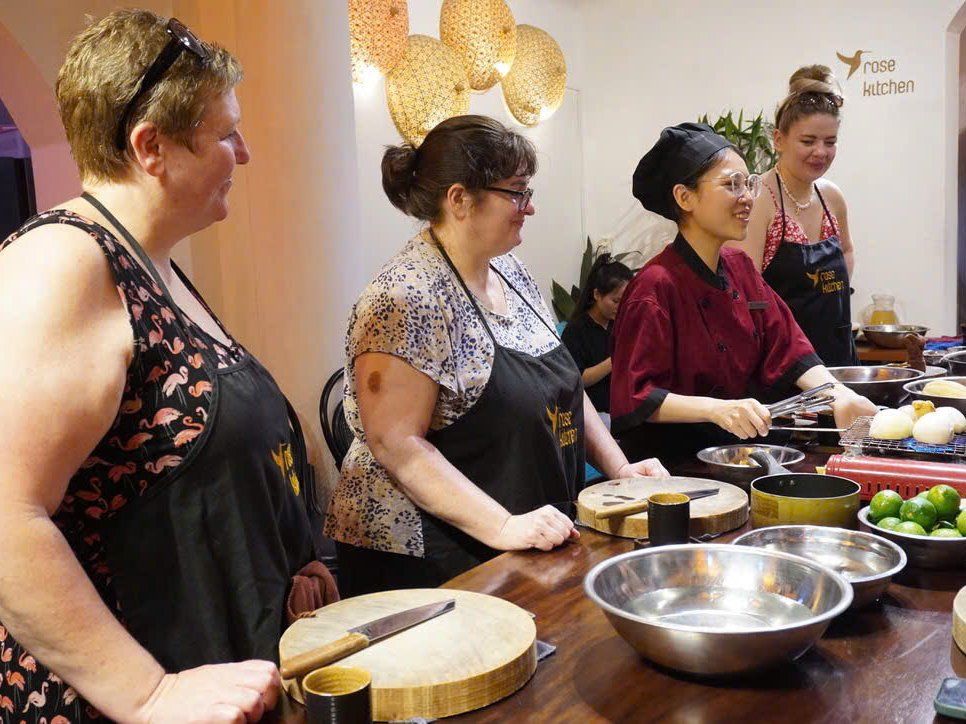 A Taste of Hanoi: Banh Xeo, Pho & Che Ngo in a Garden Villa