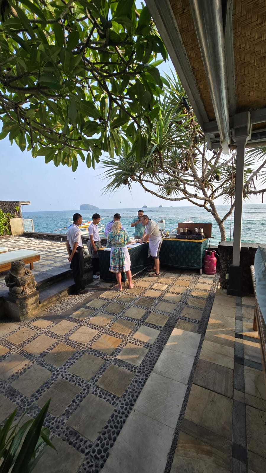 A Three-Course Balinese Culinary Experience at the Seaside Restaurant