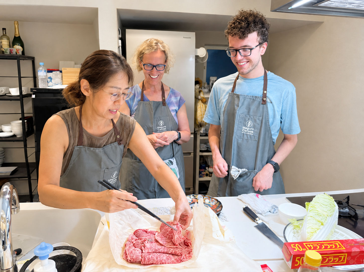 A5 Iga Wagyu Sukiyaki Cooking Experience in a Tokyo Home