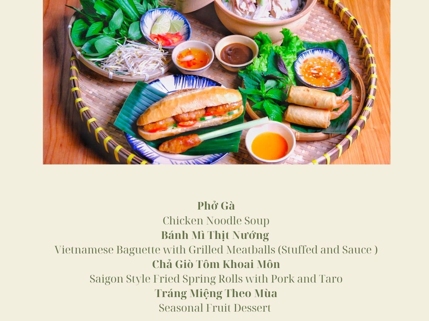 Afternoon Class on Making Pho and Banh Mi