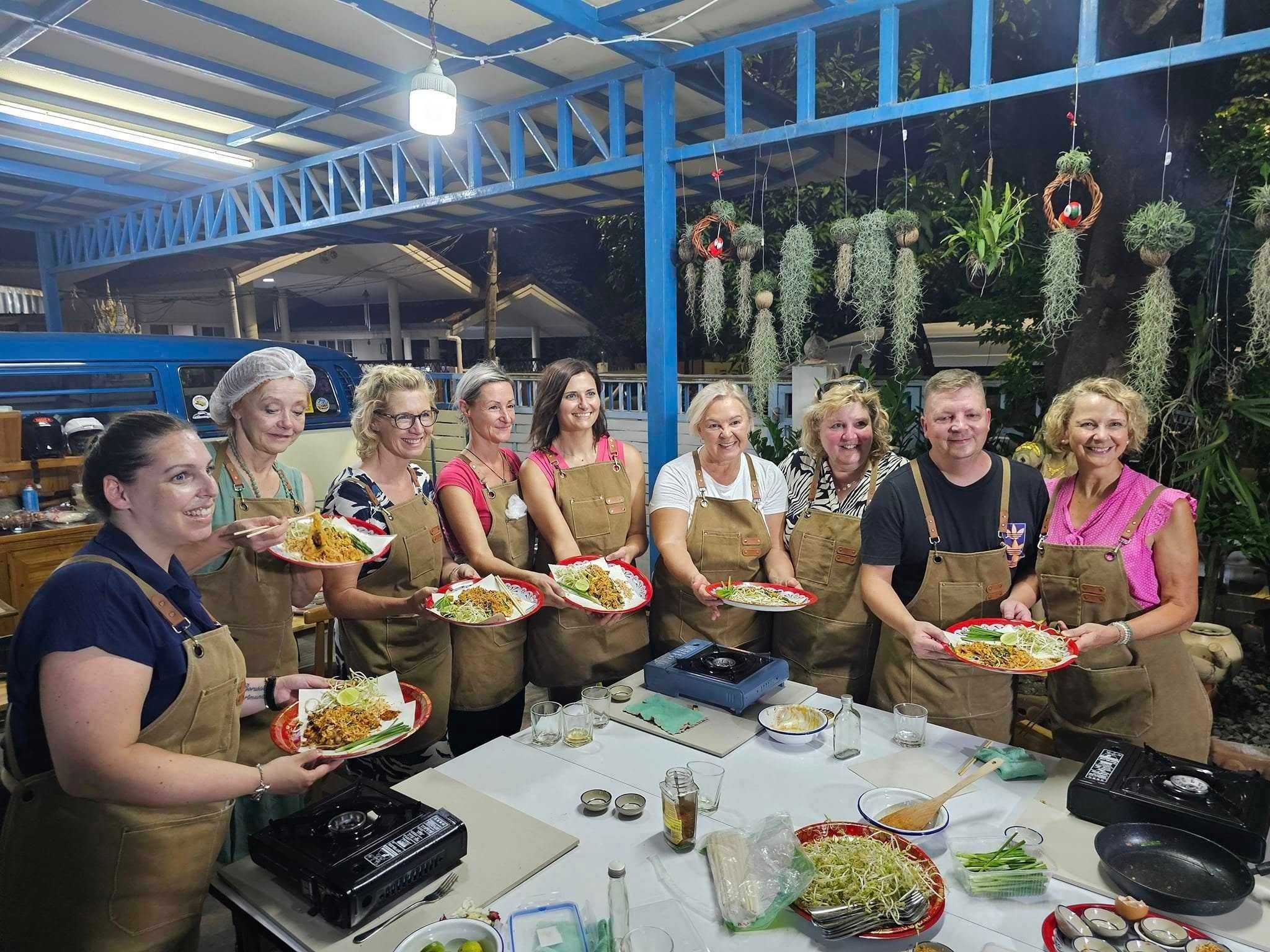 Thai Cooking Experience with German-Speaking Instructor, Market Tour, and Thai Herbal Tea Tasting