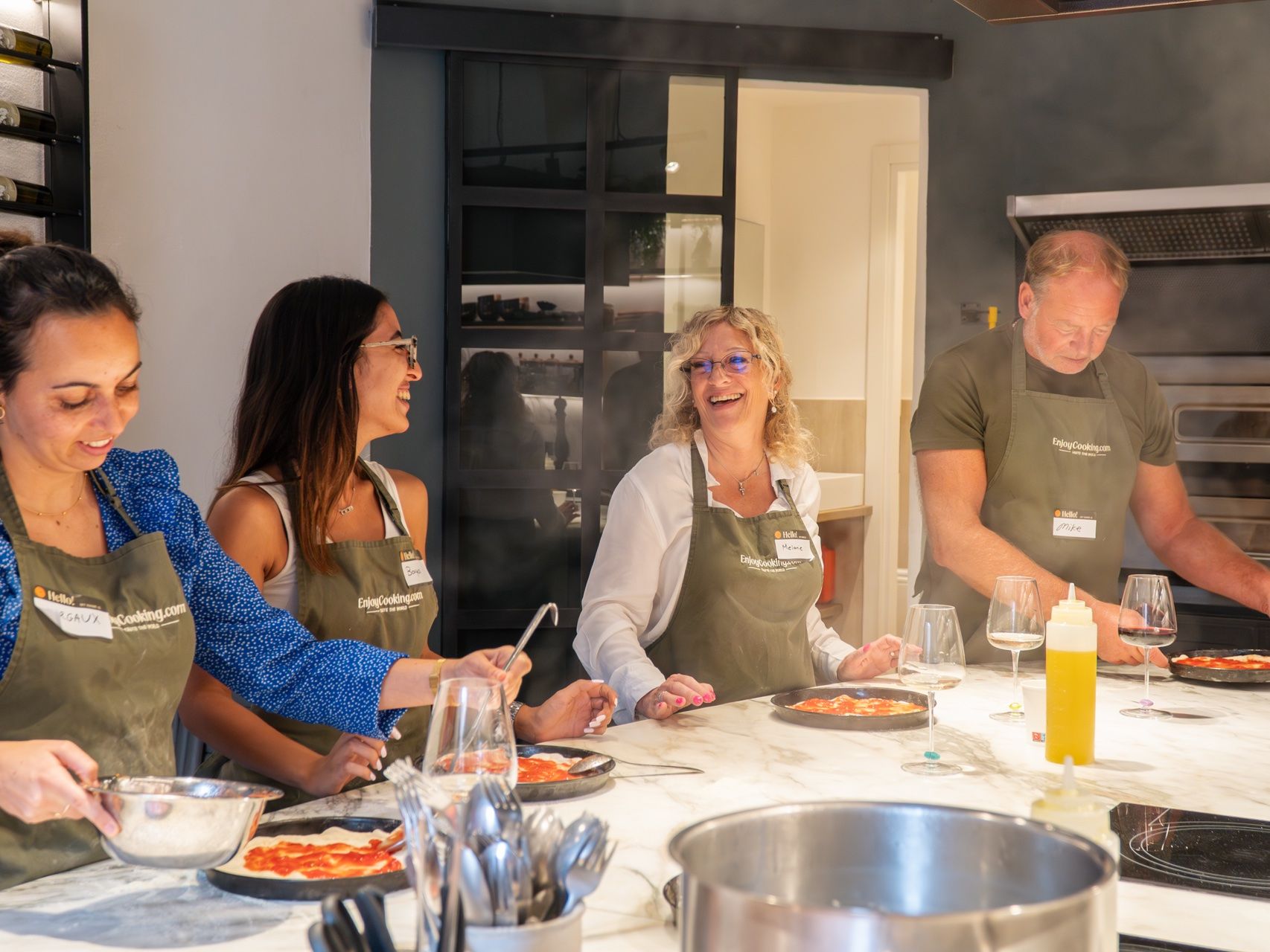 All-in-One Italian Cooking Experience: Pizza, Pasta & Gelato Near the Colosseum