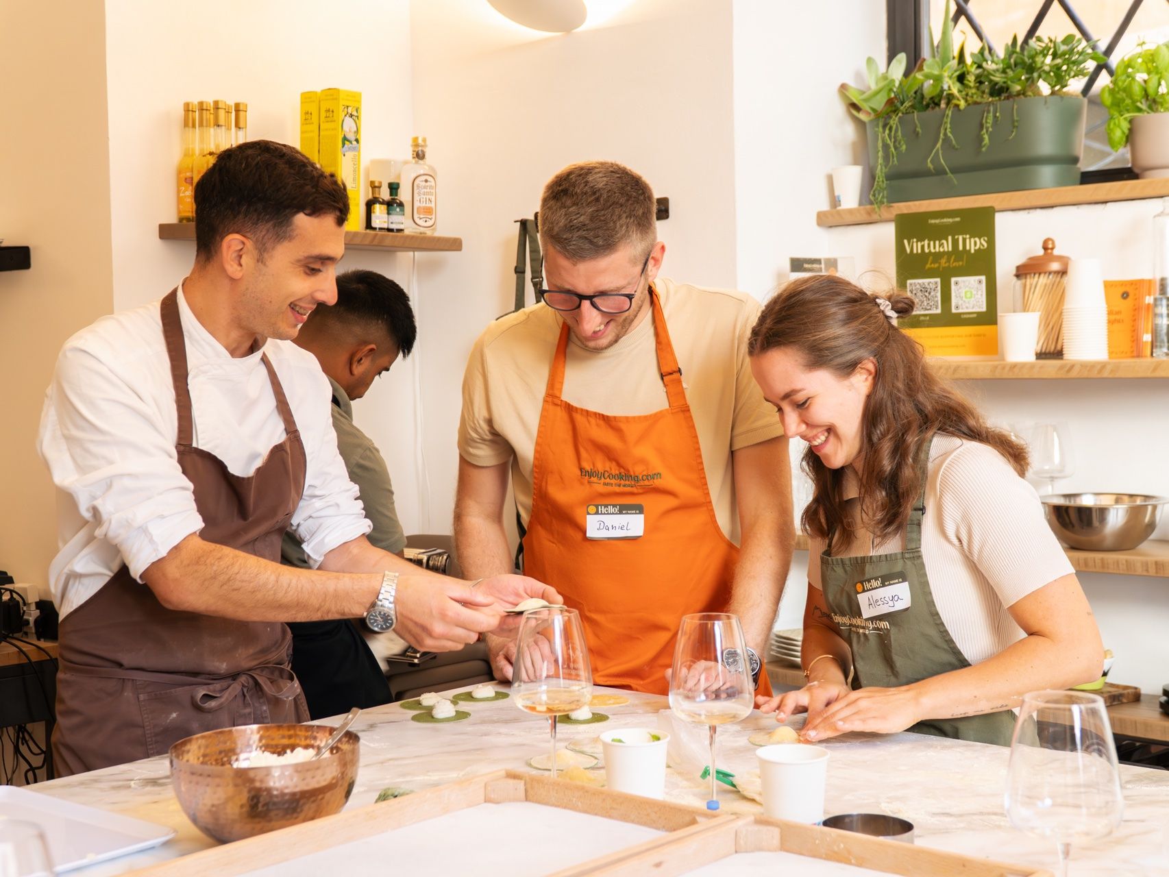 All-in-One Italian Cooking Experience: Pizza, Pasta & Gelato Near the Colosseum