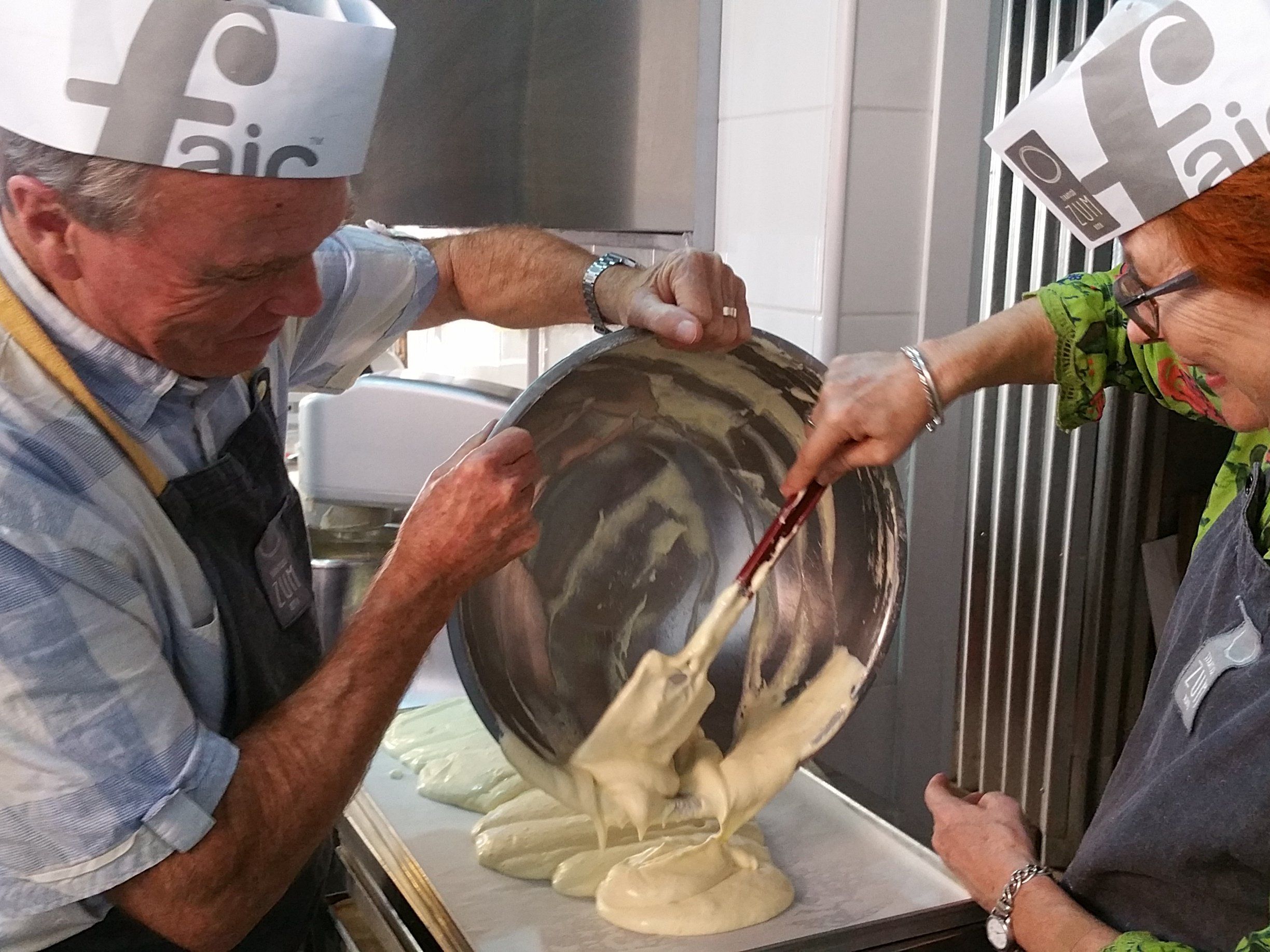 Gelato & Tiramisu Cooking Class in Rome near Campo de' Fiori
