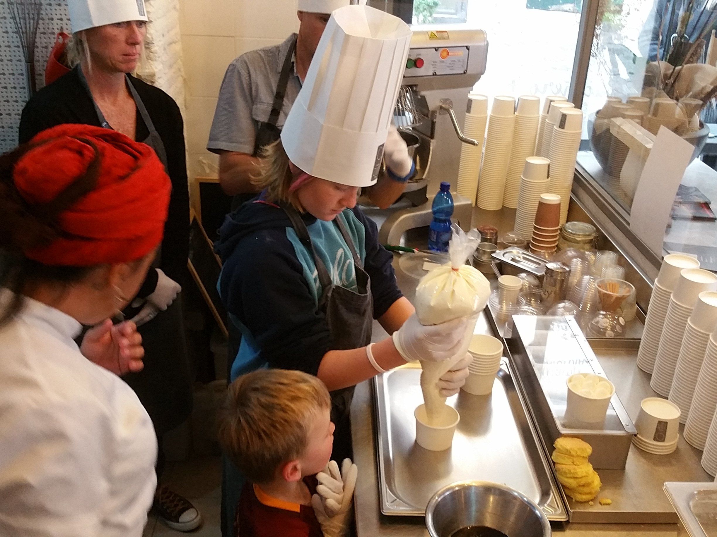 Gelato & Tiramisu Cooking Class in Rome near Campo de' Fiori