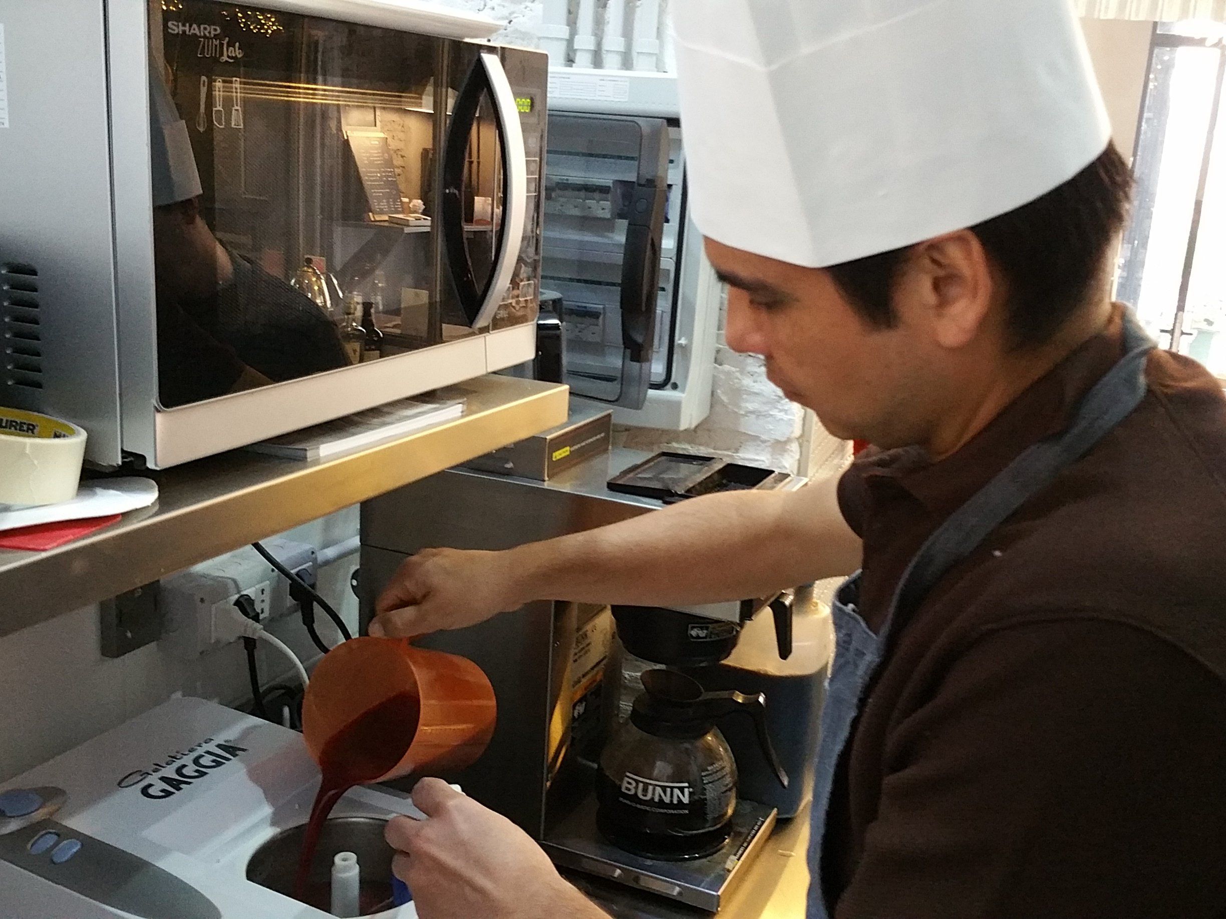 Gelato & Tiramisu Cooking Class in Rome near Campo de' Fiori