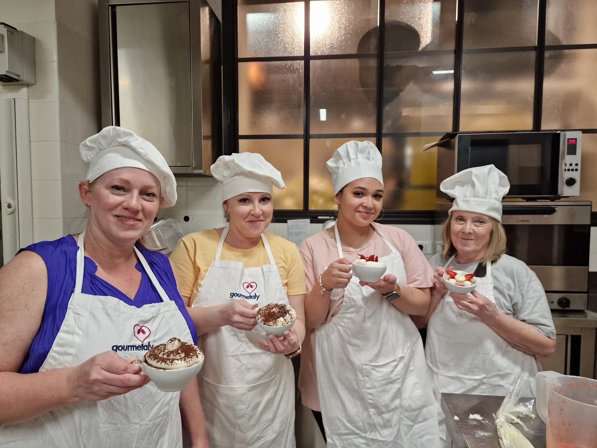 Gelato & Tiramisu Cooking Class in Rome near Campo de' Fiori