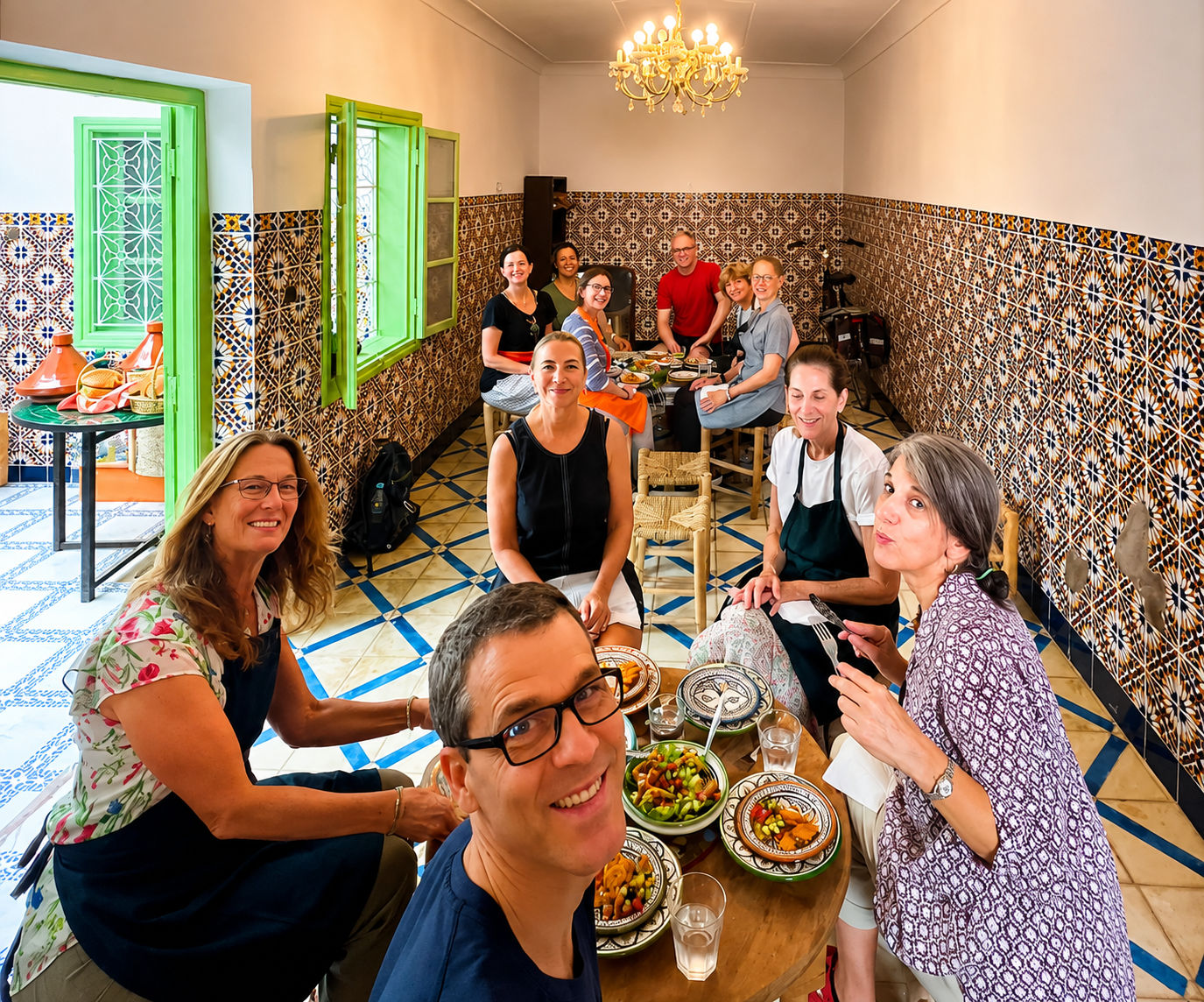 Cours de cuisine marocaine authentique et expérience du marché local