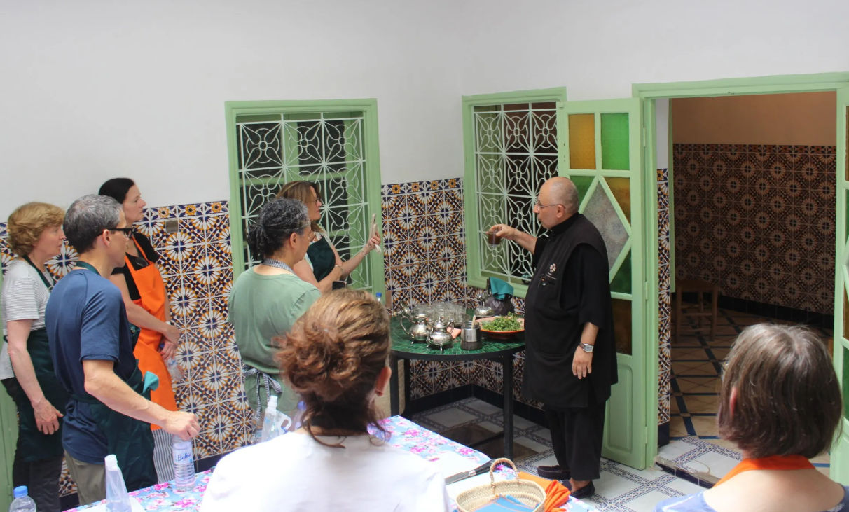 Cours de cuisine marocaine authentique et expérience du marché local