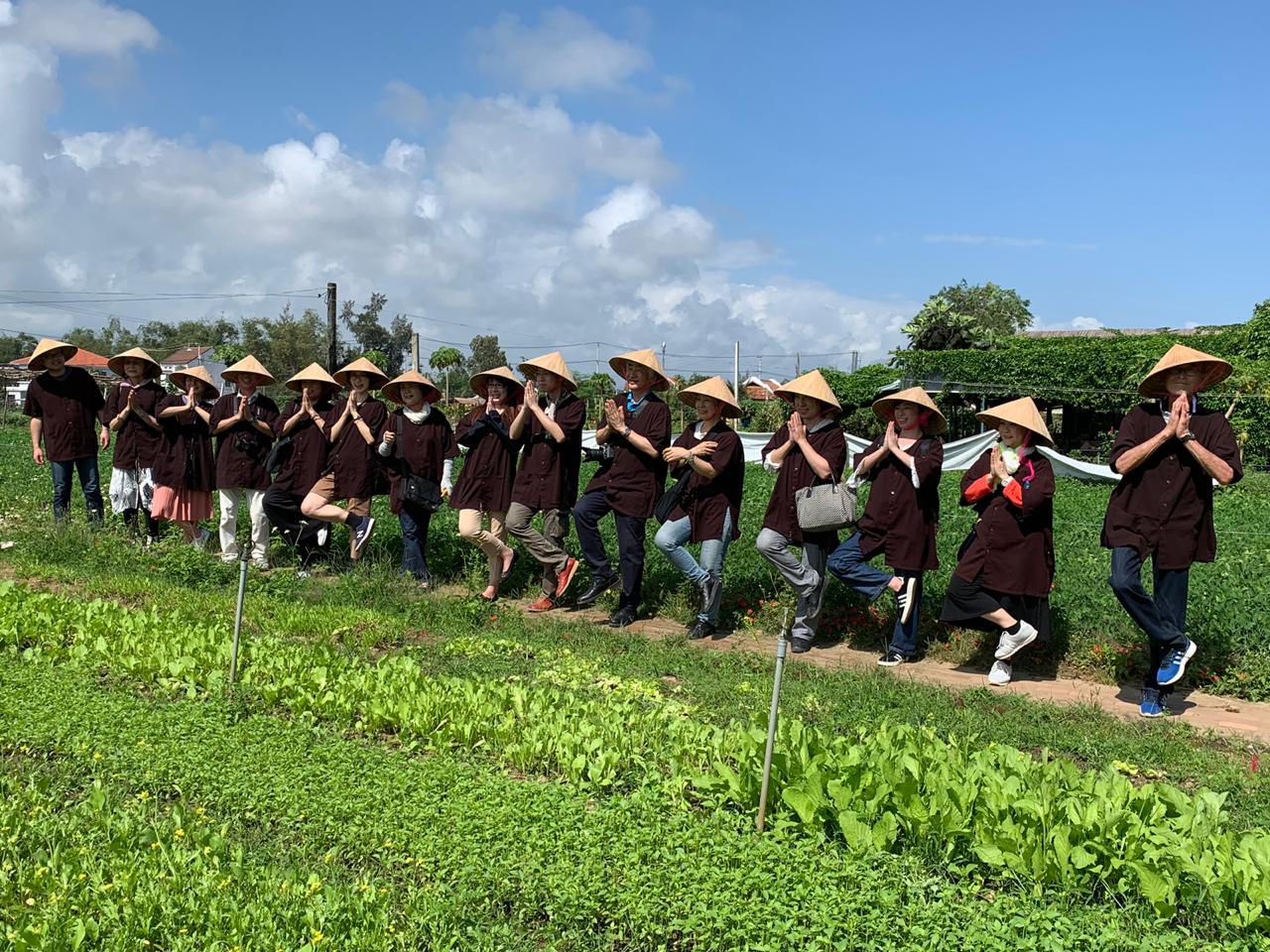 Tra Que Water Wheel Cooking Class with Organic Herb Garden Visits
