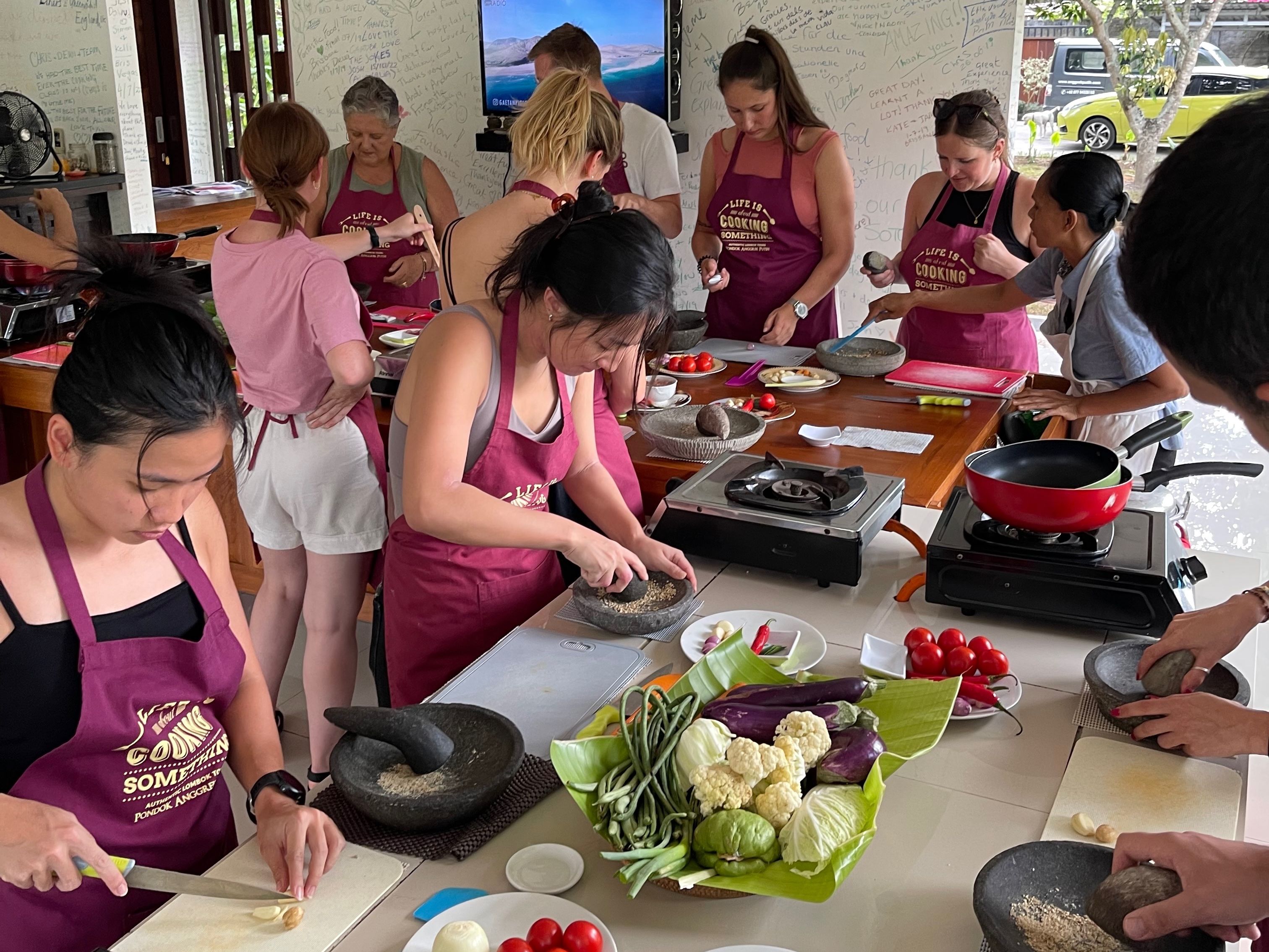 Authentic Lombok Cooking Class with a Tropical Garden Tour