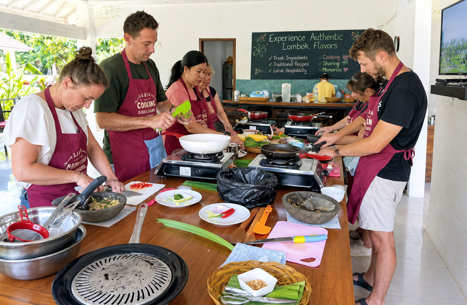 Authentic Lombok Cooking Class with a Tropical Garden Tour