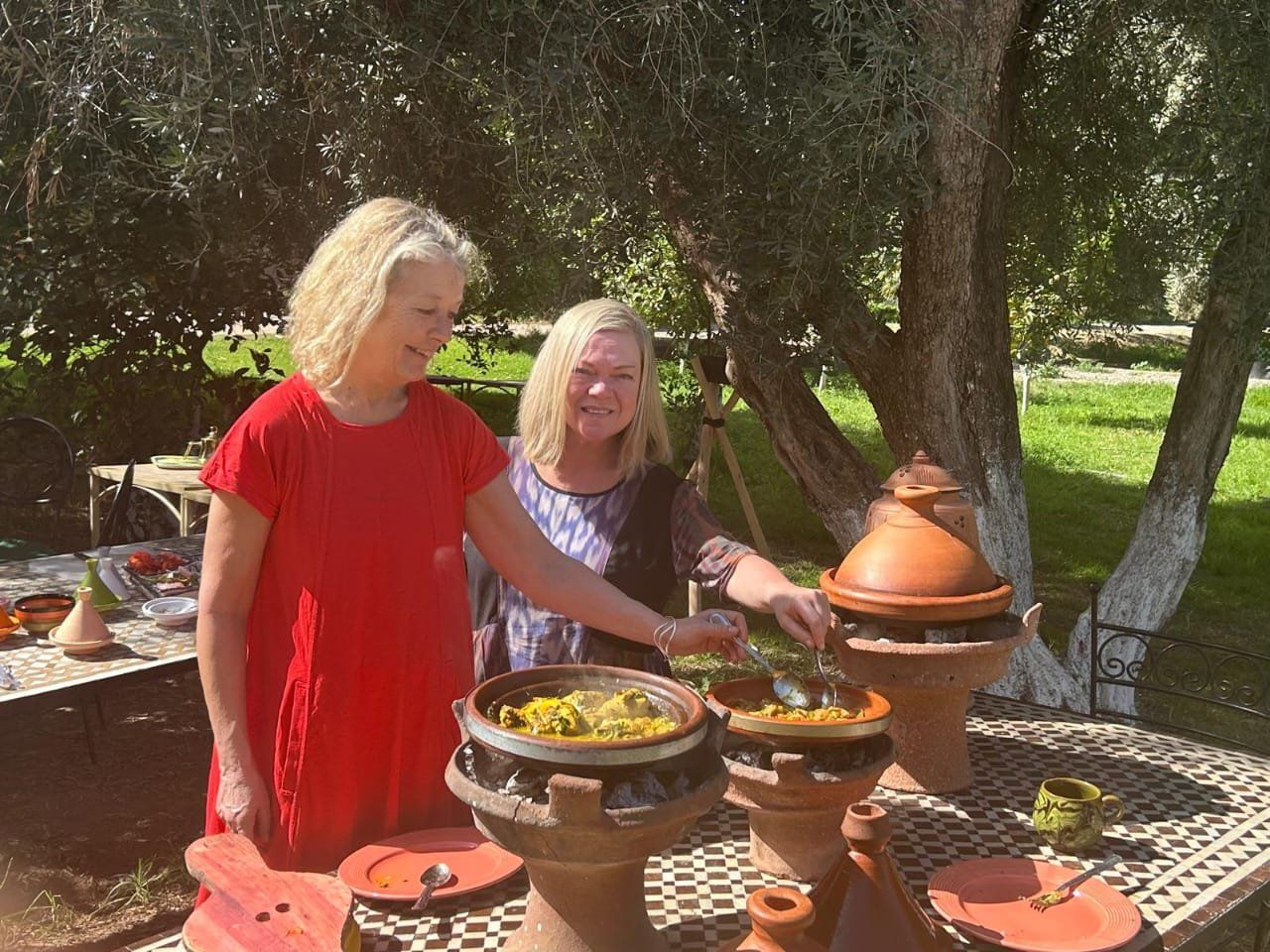 Cours de cuisine marocaine authentique dans une ferme près de Marrakech