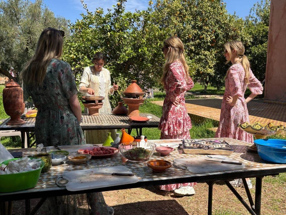 Cours de cuisine marocaine authentique dans une ferme près de Marrakech