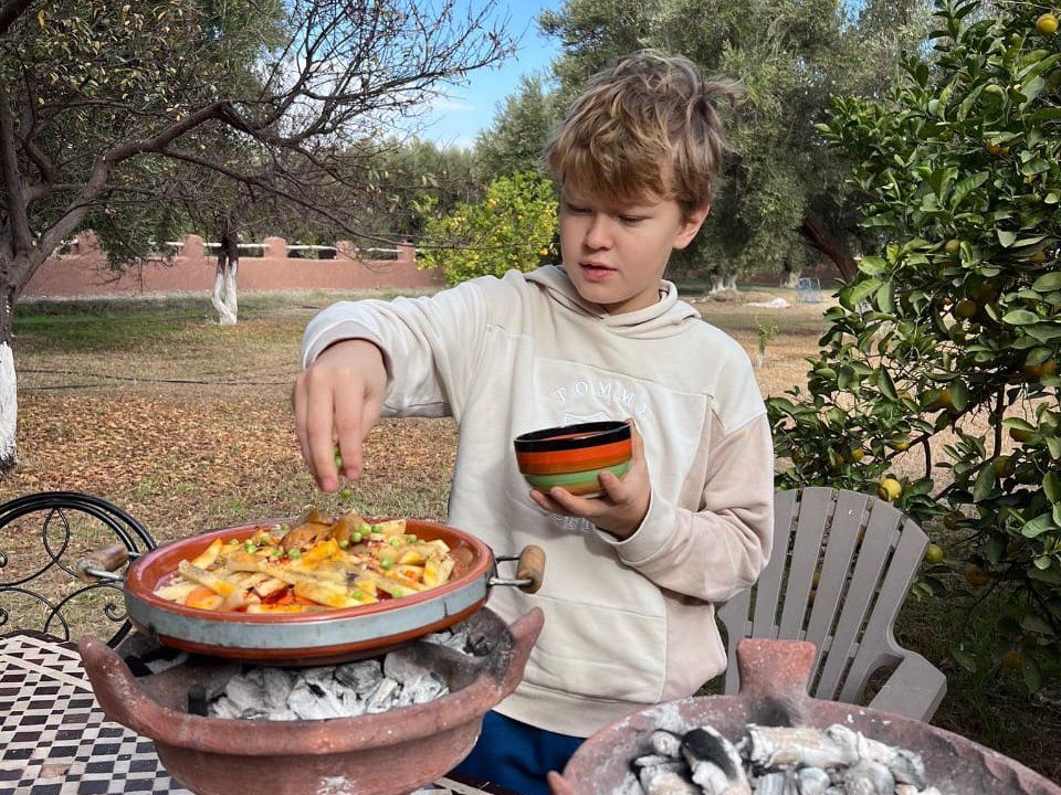 Cours de cuisine marocaine authentique dans une ferme près de Marrakech