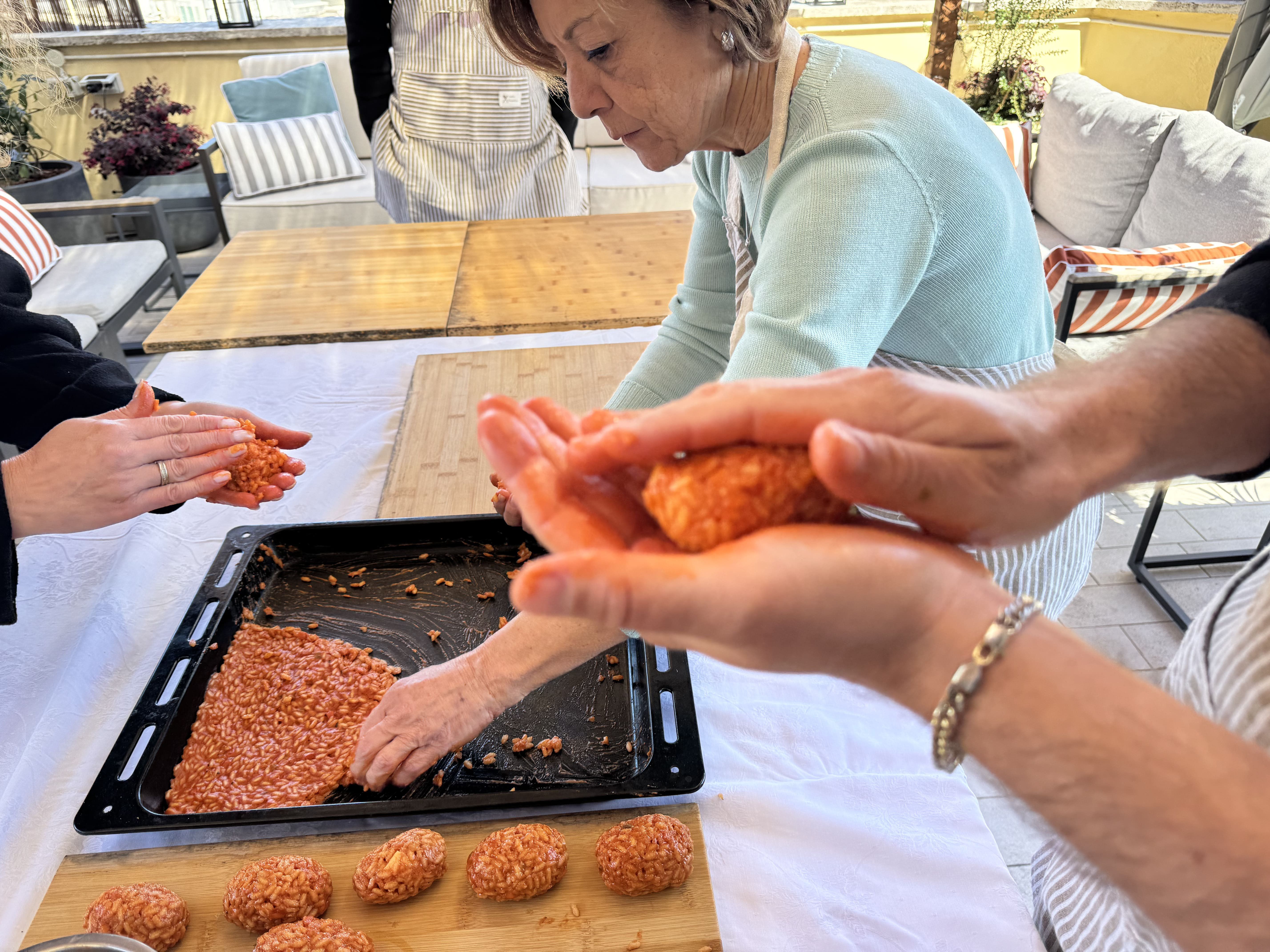 Authentic Roman Cooking Experience on a Private Terrace Near the Vatican