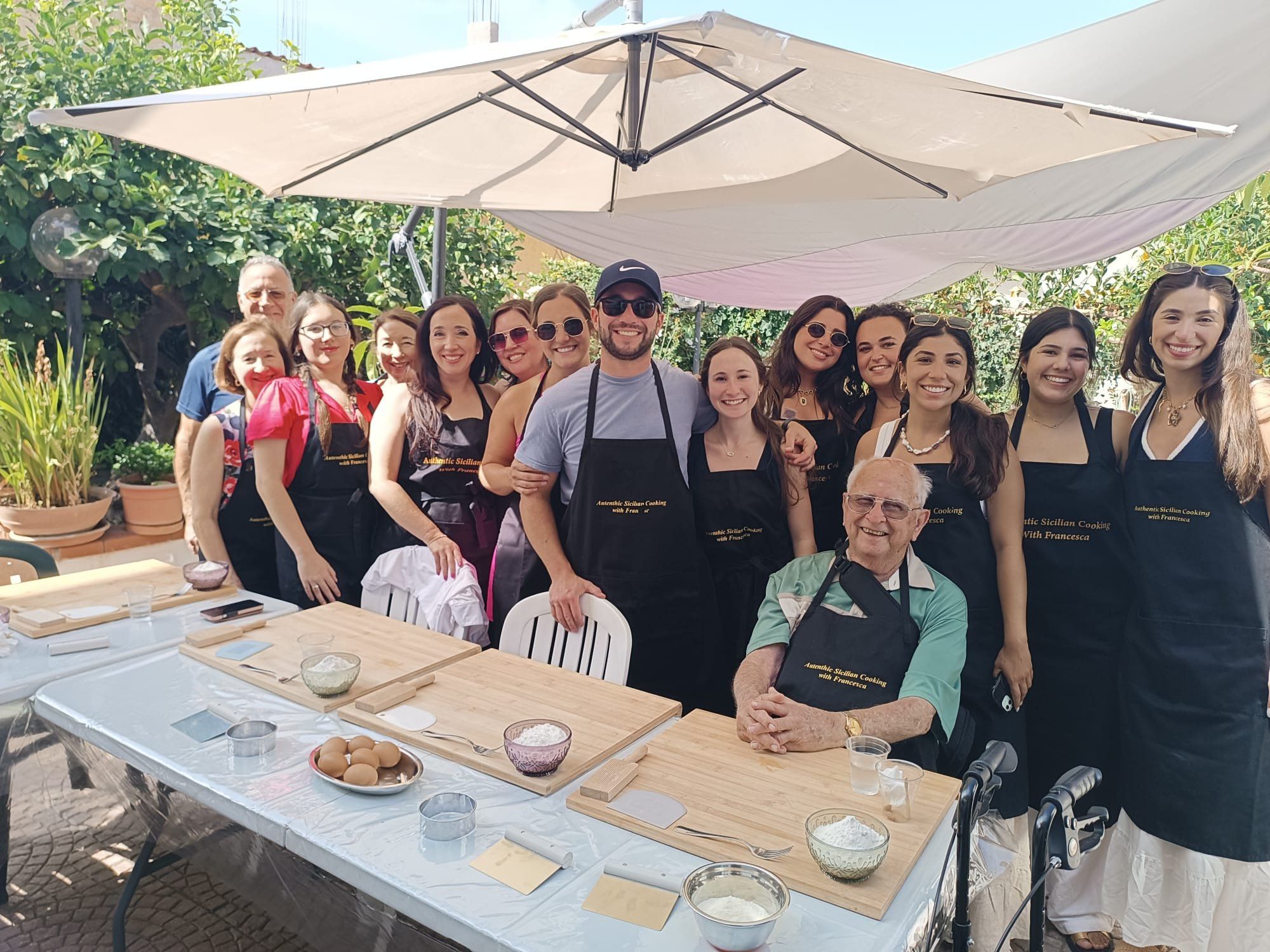 Authentic Sicilian Pasta-Making Experience with Garden-Fresh Flavors