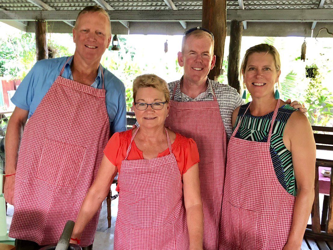 Authentic Thai Cooking in a Garden with Easy and Simple Recipe