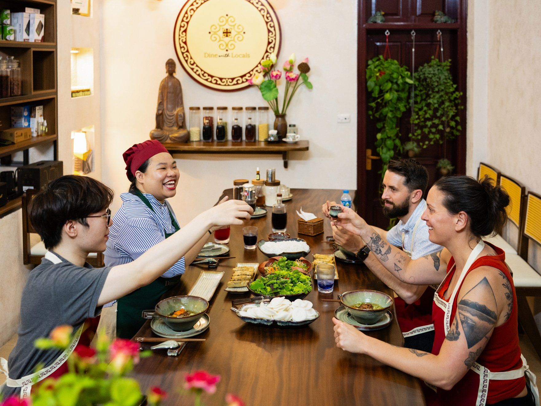 Authentic Vietnamese Culinary Class with Market Tour and Signature Coffee Tasting