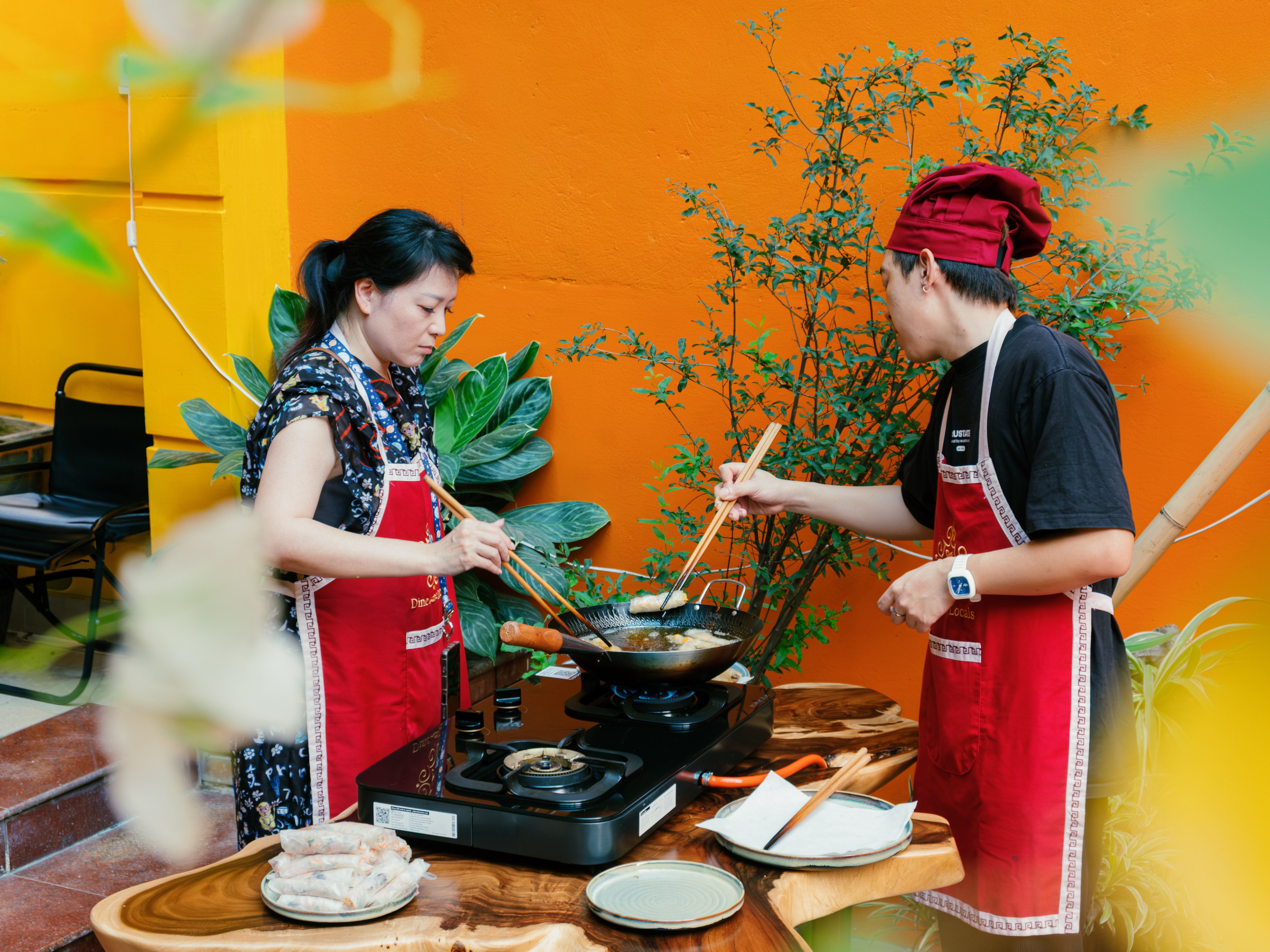 Authentic Vietnamese Culinary Class with Market Tour and Signature Coffee Tasting