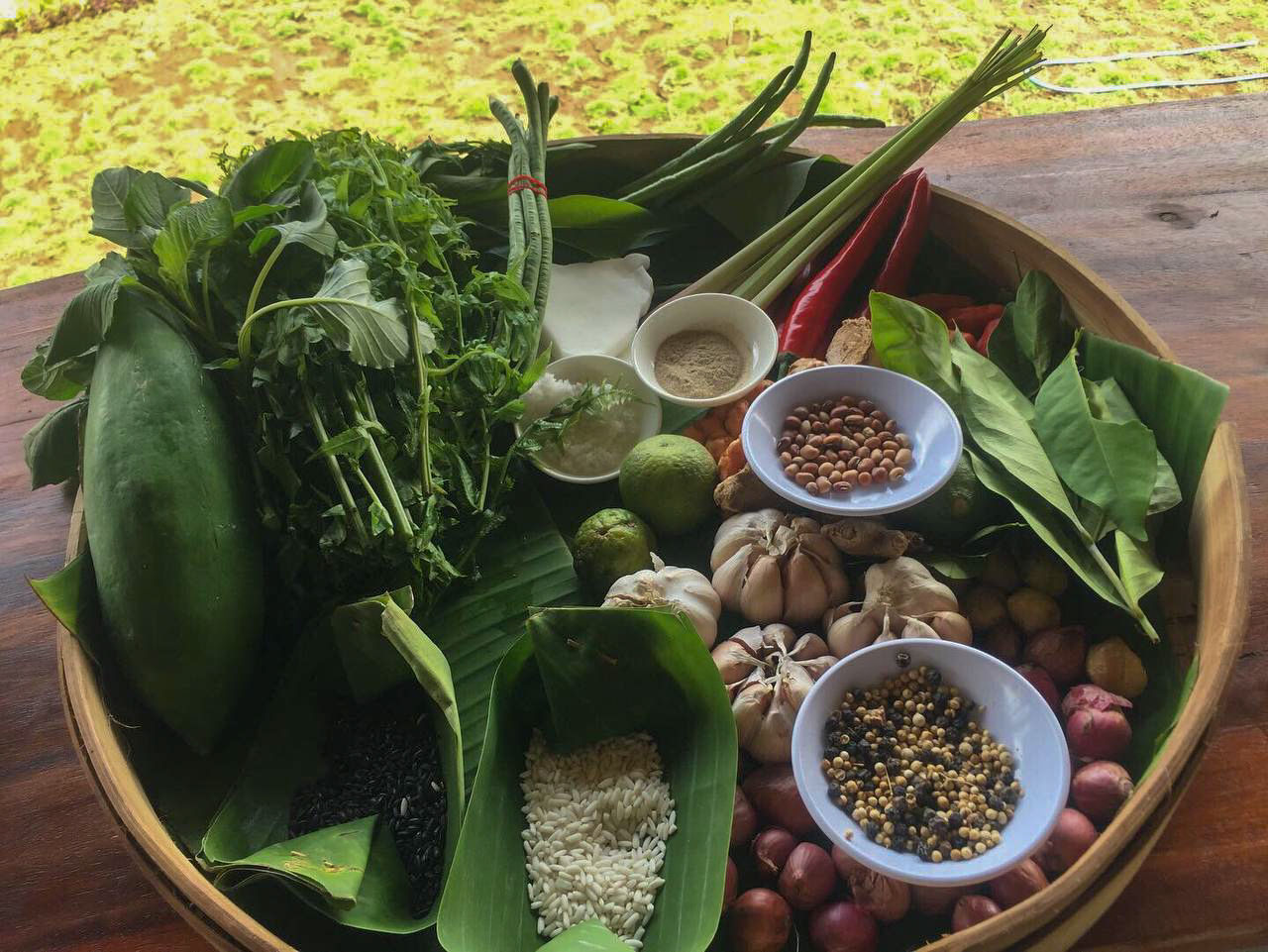 Cours de cuisine balinaise authentique et visite d'une ferme dans le village de Bakas