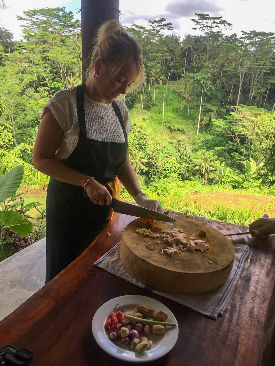 Cours de cuisine balinaise authentique et visite d'une ferme dans le village de Bakas