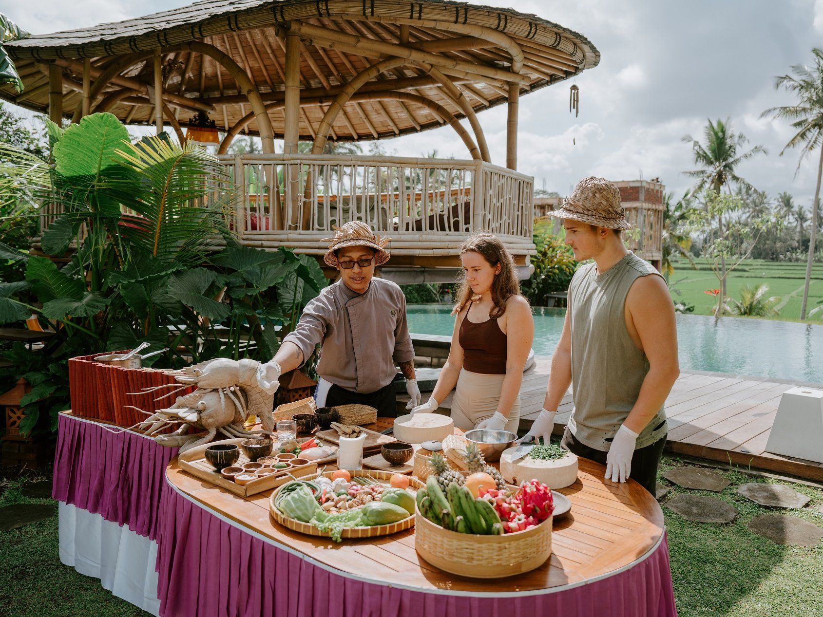 Balinese Cooking Class Experience followed by Lunch