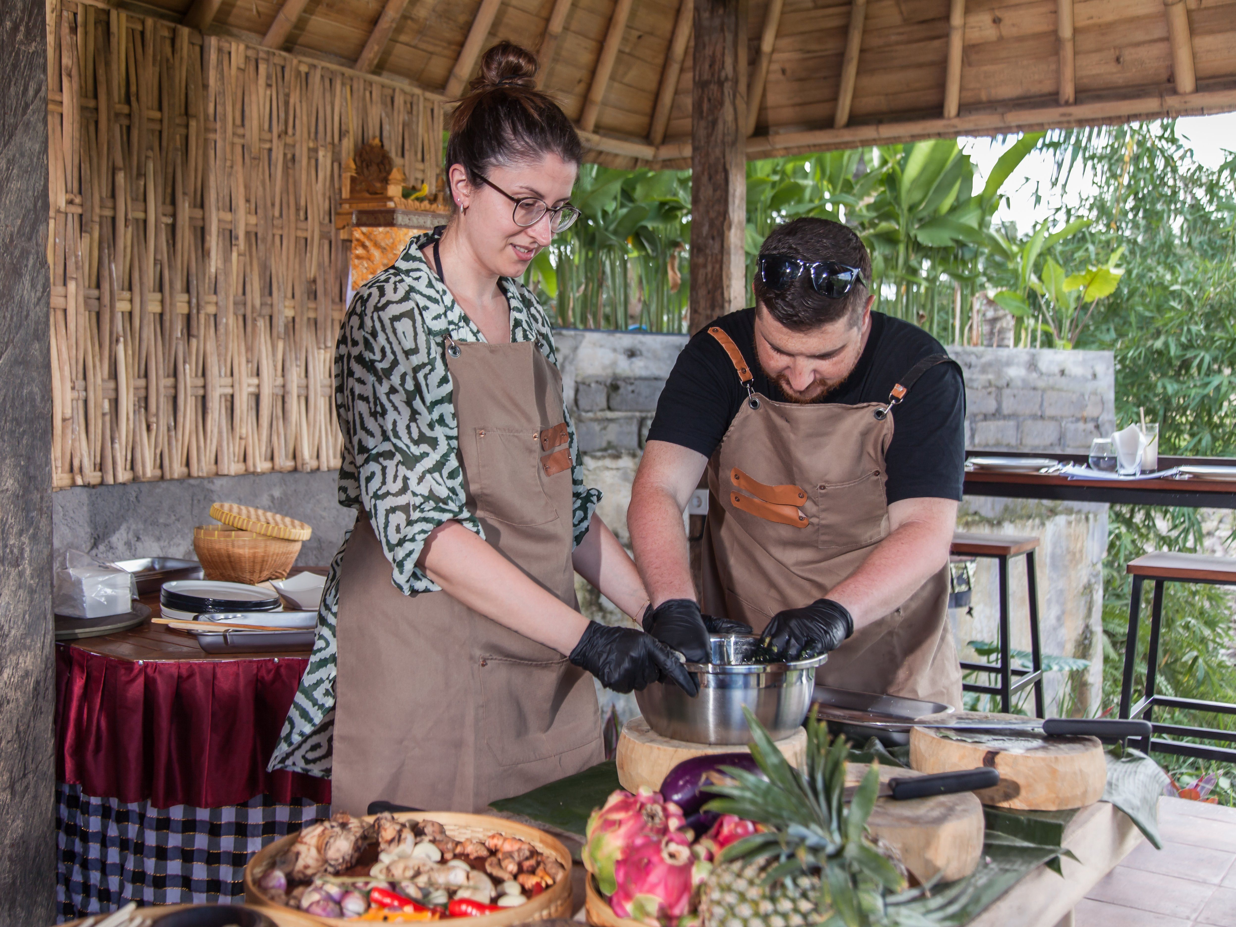 Balinese Cooking Class Experience followed by Lunch