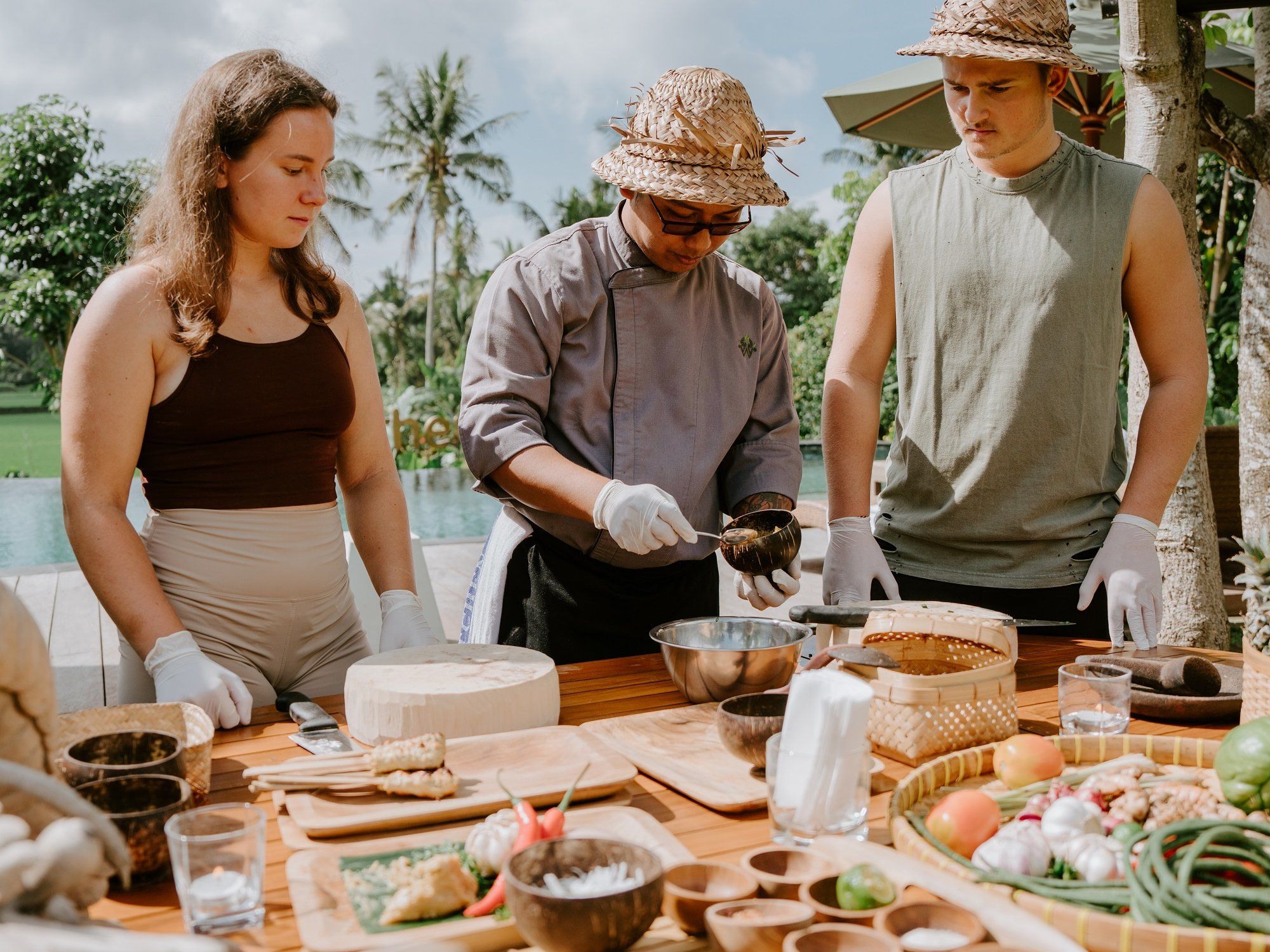 Balinese Cooking Class Experience followed by Lunch