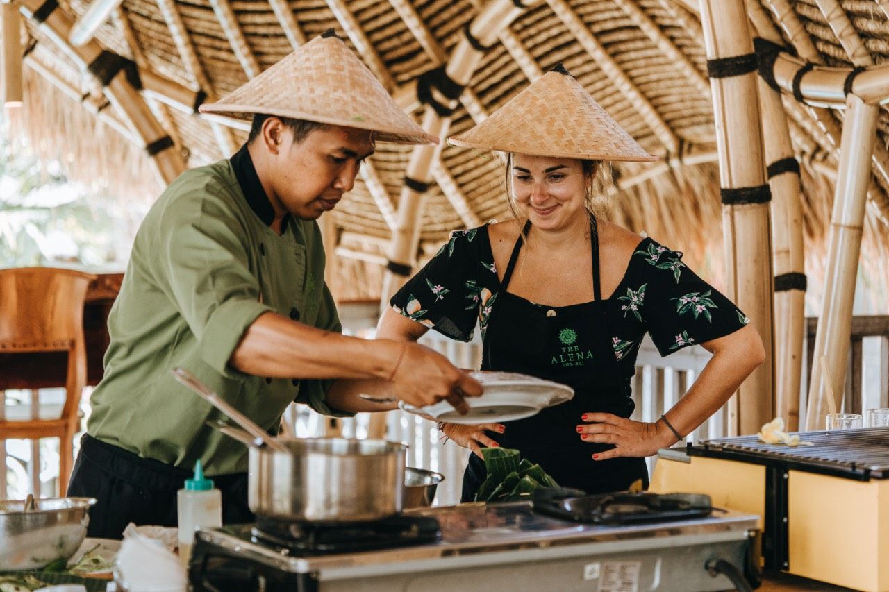 Balinese Cultural Immersion with Cooking Class, Market Tour & DIY Flower Offering