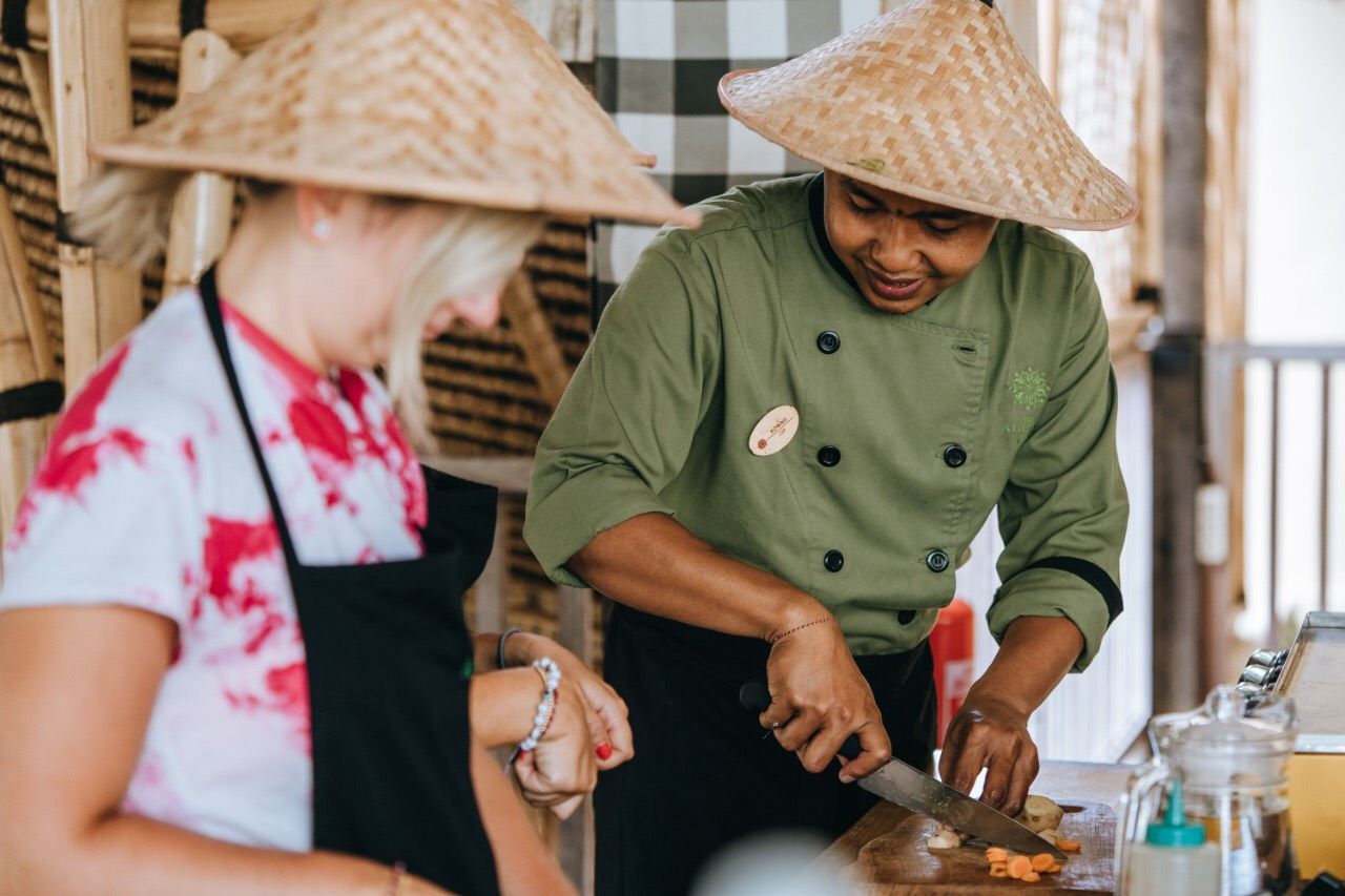 Balinese Cultural Immersion with Cooking Class, Market Tour & DIY Flower Offering