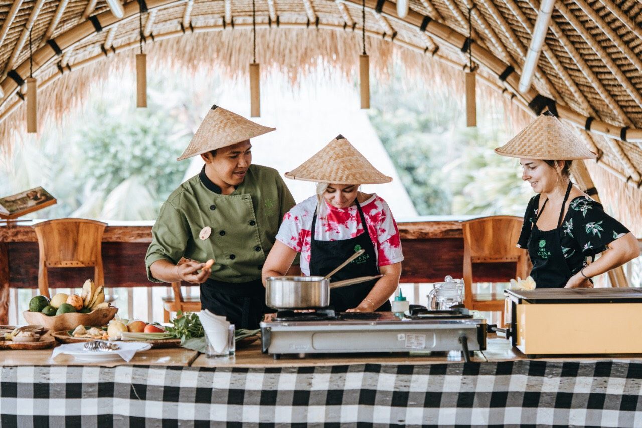 Balinese Cultural Immersion with Cooking Class, Market Tour & DIY Flower Offering