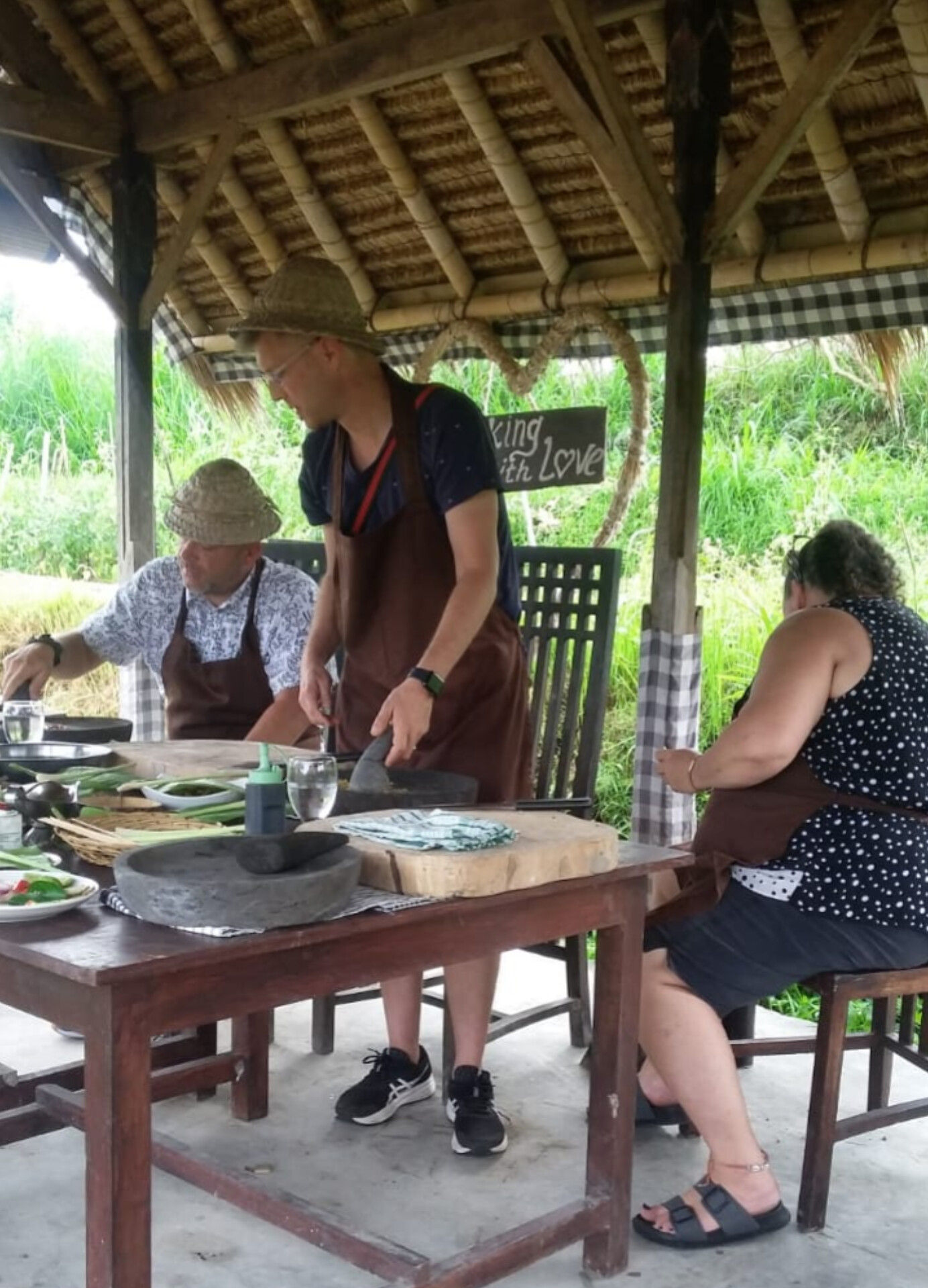 Rice Field Trekking & Cooking Class in East Bali