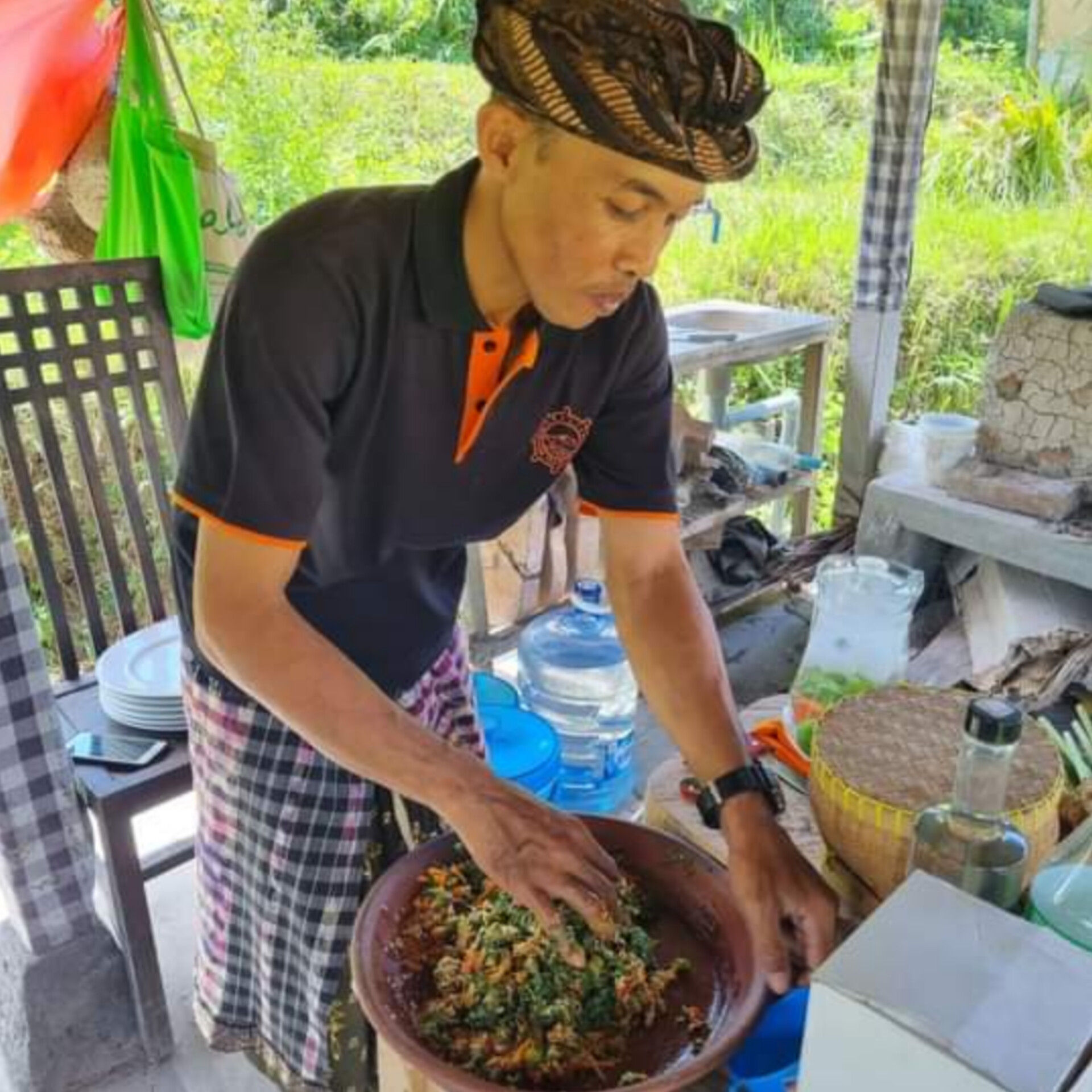 Rice Field Trekking & Cooking Class in East Bali
