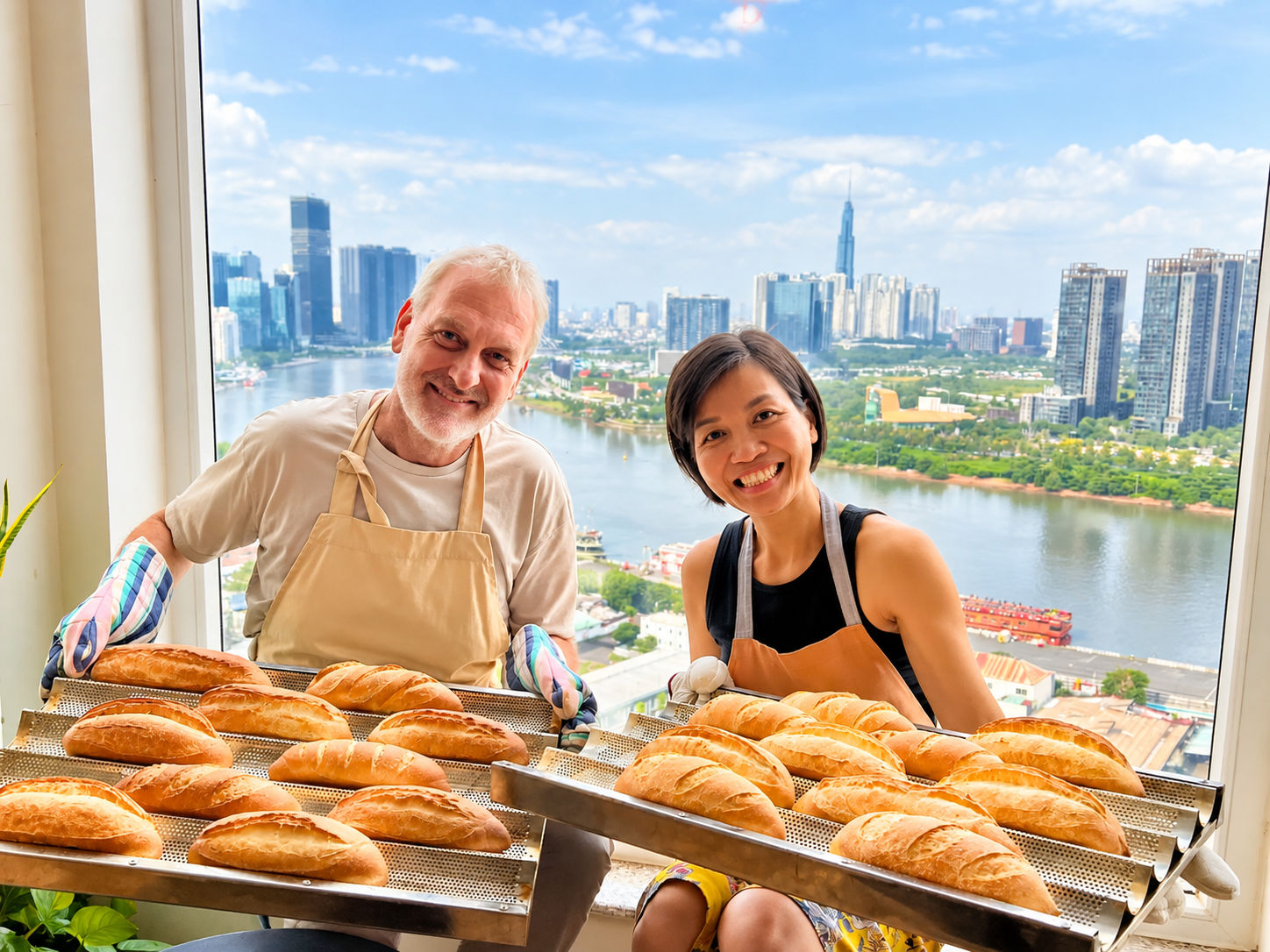 Laboratorio di panificazione casalinga Banh Mì