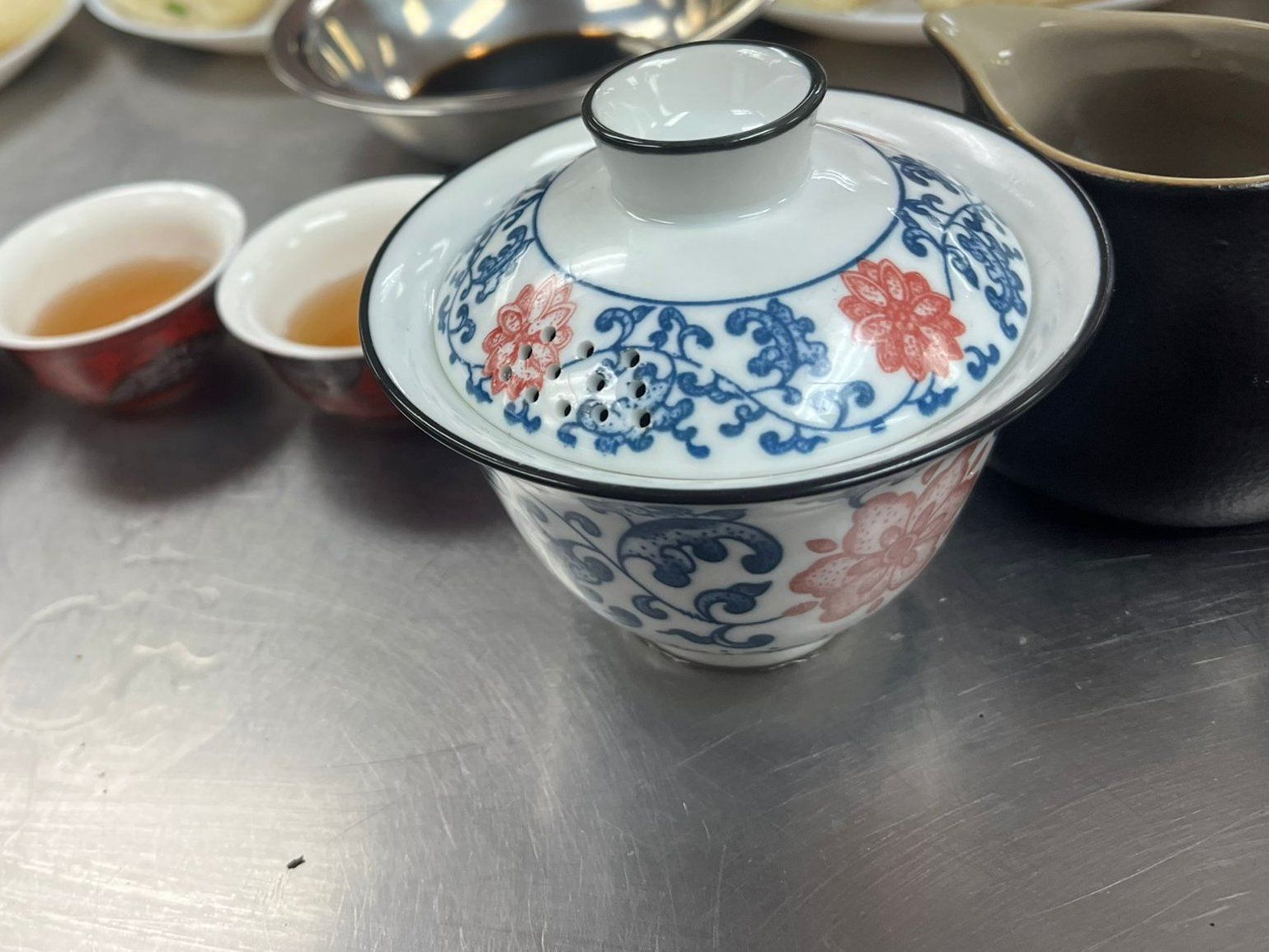 Handmade BBQ Pork Buns & Homemade Pork with Chinese Tea