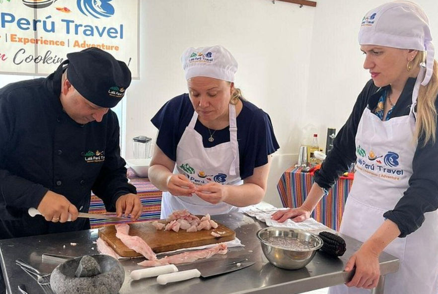 Peruvian Cooking Class with Causa Limeña, Ceviche & Pisco Sour Workshop
