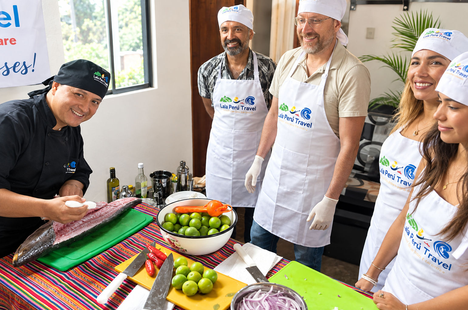 Peruvian Cooking Class with Causa Limeña, Ceviche & Pisco Sour Workshop