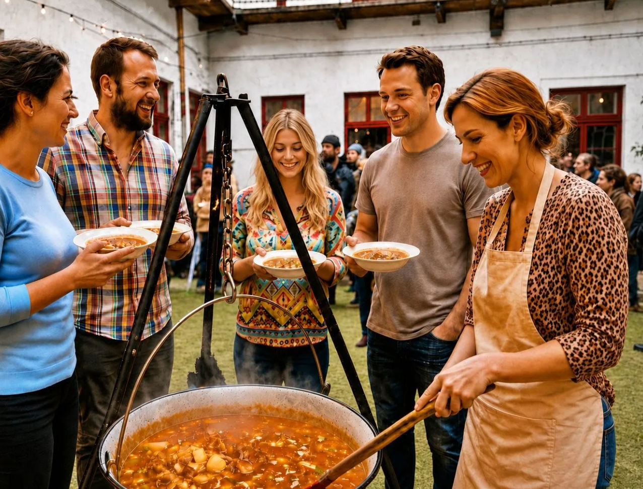 Budapest Goulash Cooking Experience at an Iconic Ruin Bar