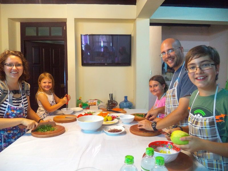 Free Transfer From Danang: Basket Boat Riding, Buffalo Riding and Cooking Class