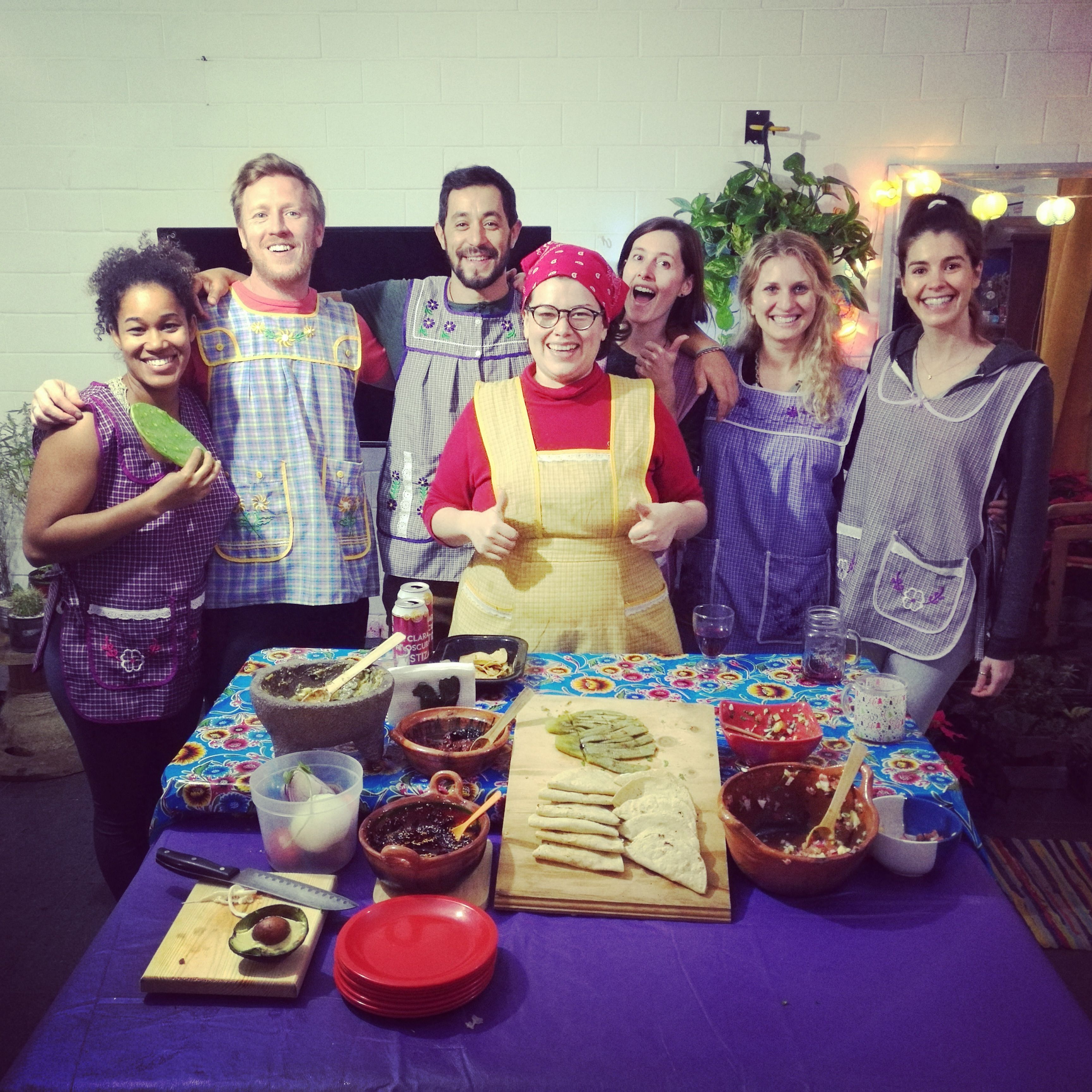 Mexican Spicy Food Cook Burritos in an Authentic Mexican Home Daily