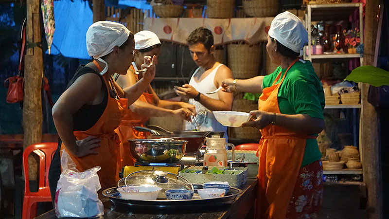 Cambodian Village Cooking Class and Cycling Adventure