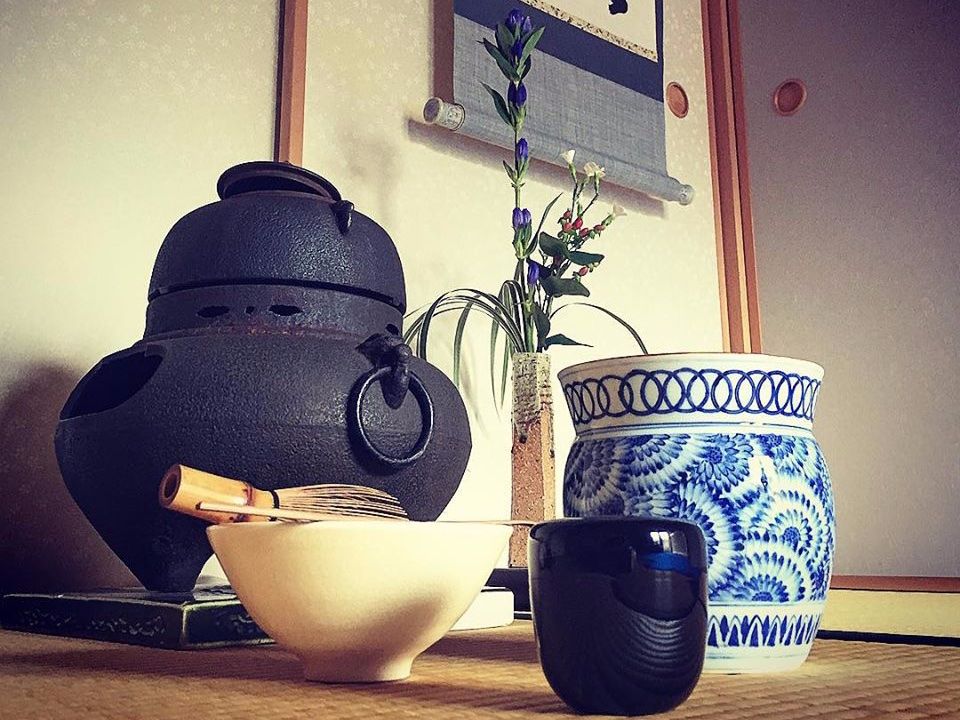 Tea Ceremony Camellia Tea Ceremony with Camellia Flower in Kyoto